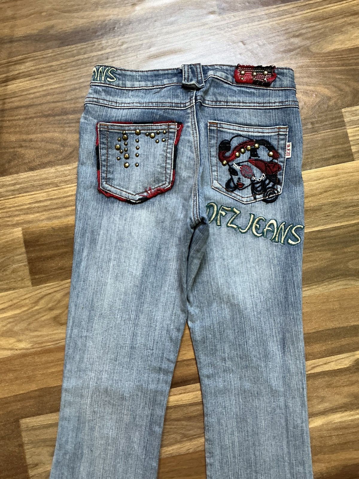 Designer Vintage DFZ jeans Size 28" / US 6 / IT 42 - 8 Thumbnail