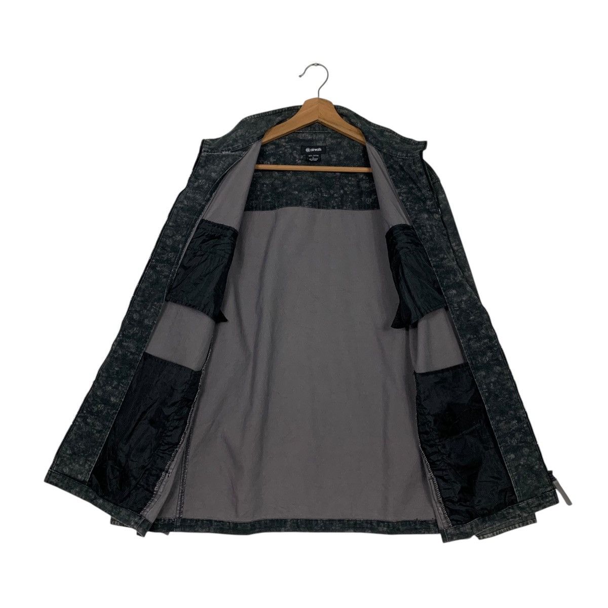 Airwalk AIRWALK Turtleneck 4 Pocket Acid Wash Jacket #2515-C114 Size US L / EU 52-54 / 3 - 10 Thumbnail