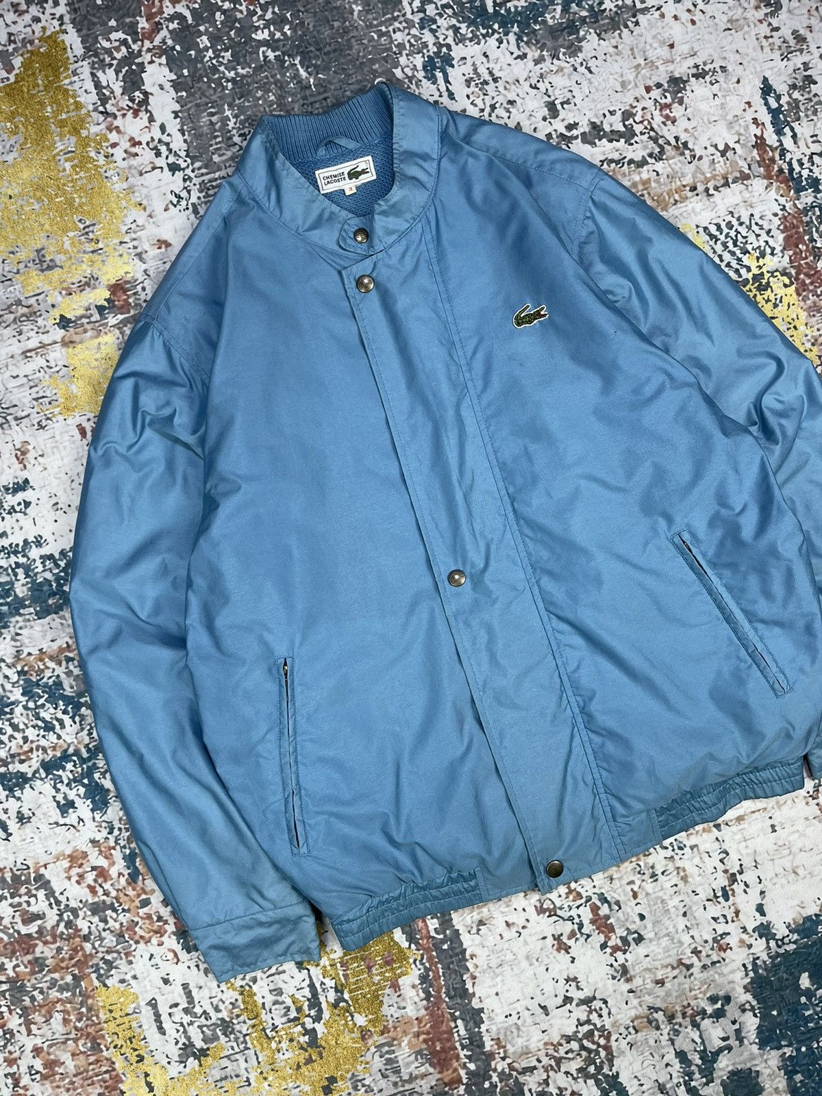 Lacoste Vintage LACOSTE Nylon Net Lined Light Jackets Size US S / EU 44-46 / 1 - 3 Thumbnail