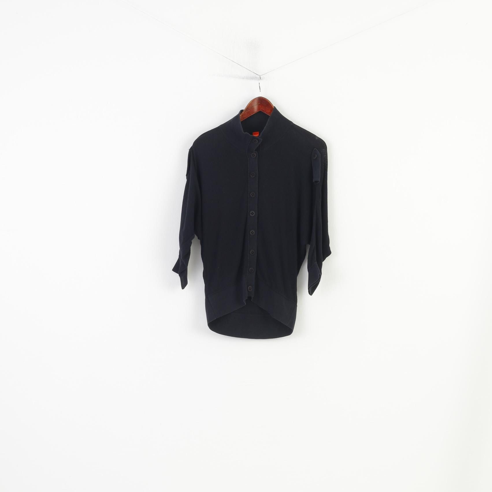 Hugo Boss × Vintage Hugo Boss Women XS Jumper Black Vtg 3473 Size XS / US 0-2 / IT 36-38 - 1 Thumbnail