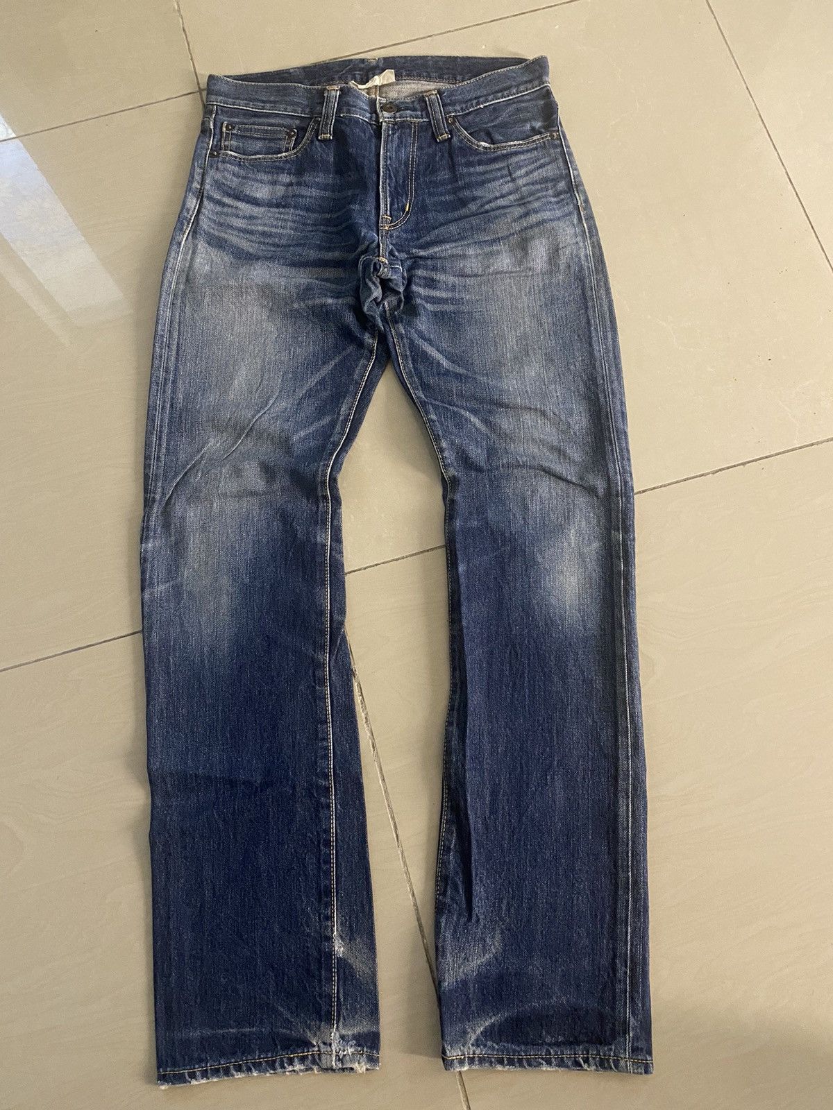 image of Vintage Back Number Japan Denim Jeans in Blue, Men's (Size 30)