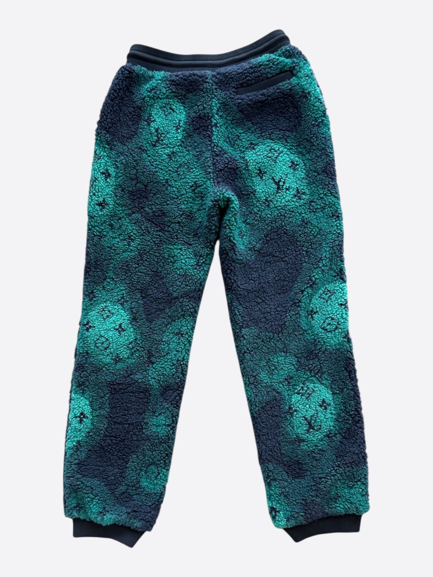 Louis Vuitton Louis Vuitton Green Camouflage Monogram Fleece Sweatpants Size US 34 / EU 50 - 2 Thumbnail