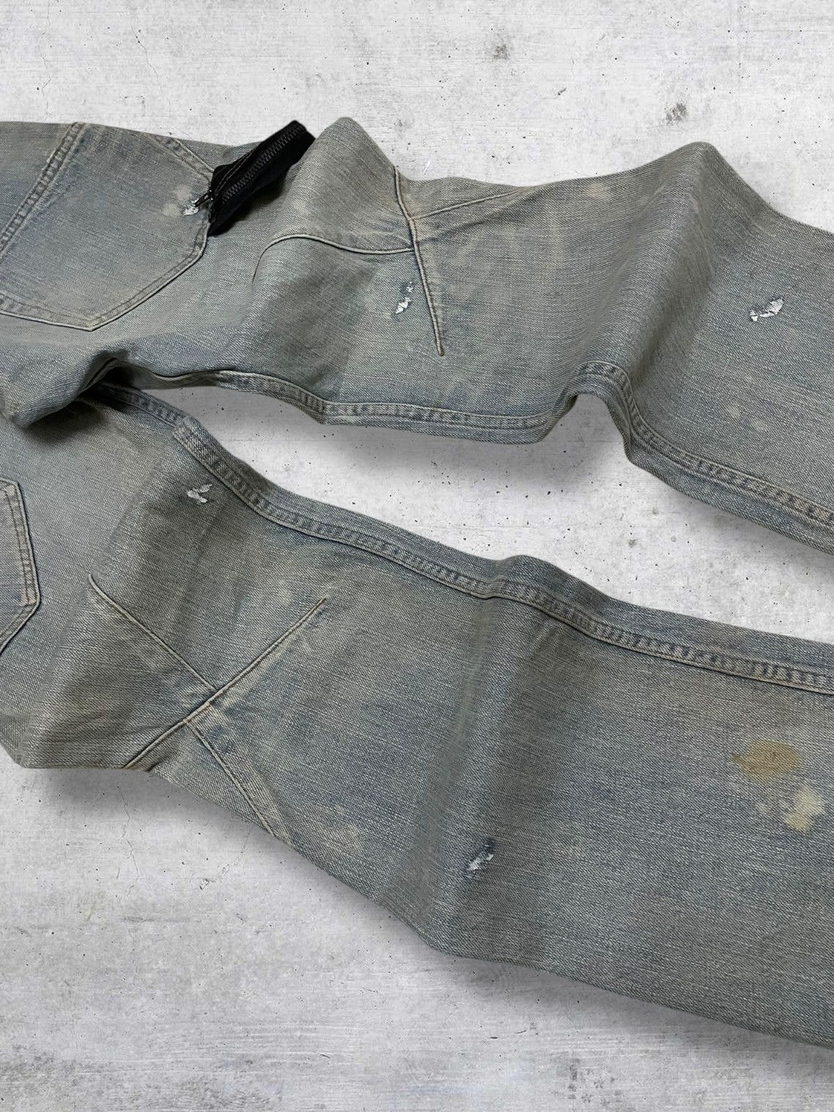 Japanese Brand VINTAGE RNA PUNK JAPAN DESIGNER 90S OLD MUDWASH CARPENTER Size US 31 - 16 Thumbnail
