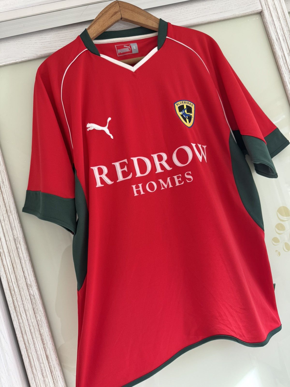Puma Vintage Cardiff City 2004-2005 Away Soccer Jersey Shirt Kit Size US L / EU 52-54 / 3 - 4 Thumbnail