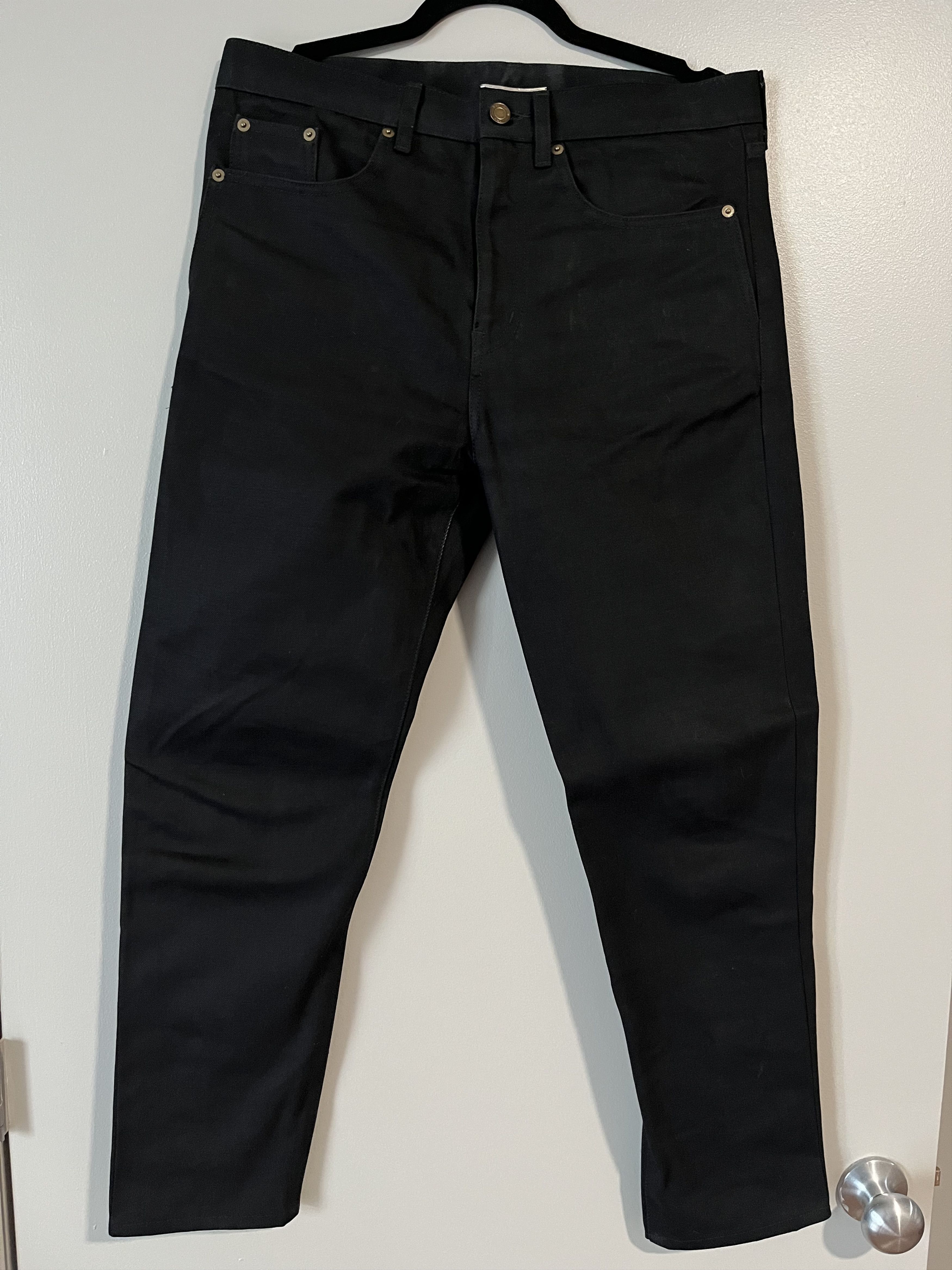 Saint Laurent Paris Saint Laurent Paris Black Denim Jeans (EU 3 Size US 30 / EU 46 - 2 Thumbnail