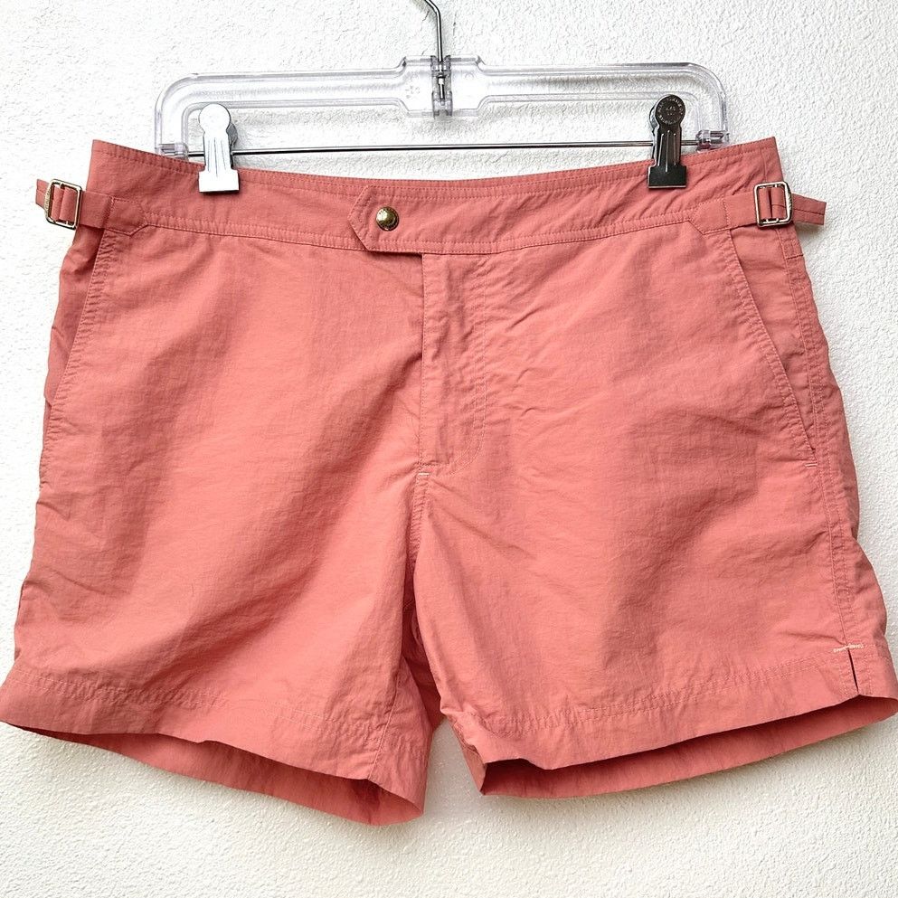 Tom Ford Tom Ford Swim Shorts Peach Men US M Buckle Size US 30 / EU 46 - 1 Thumbnail