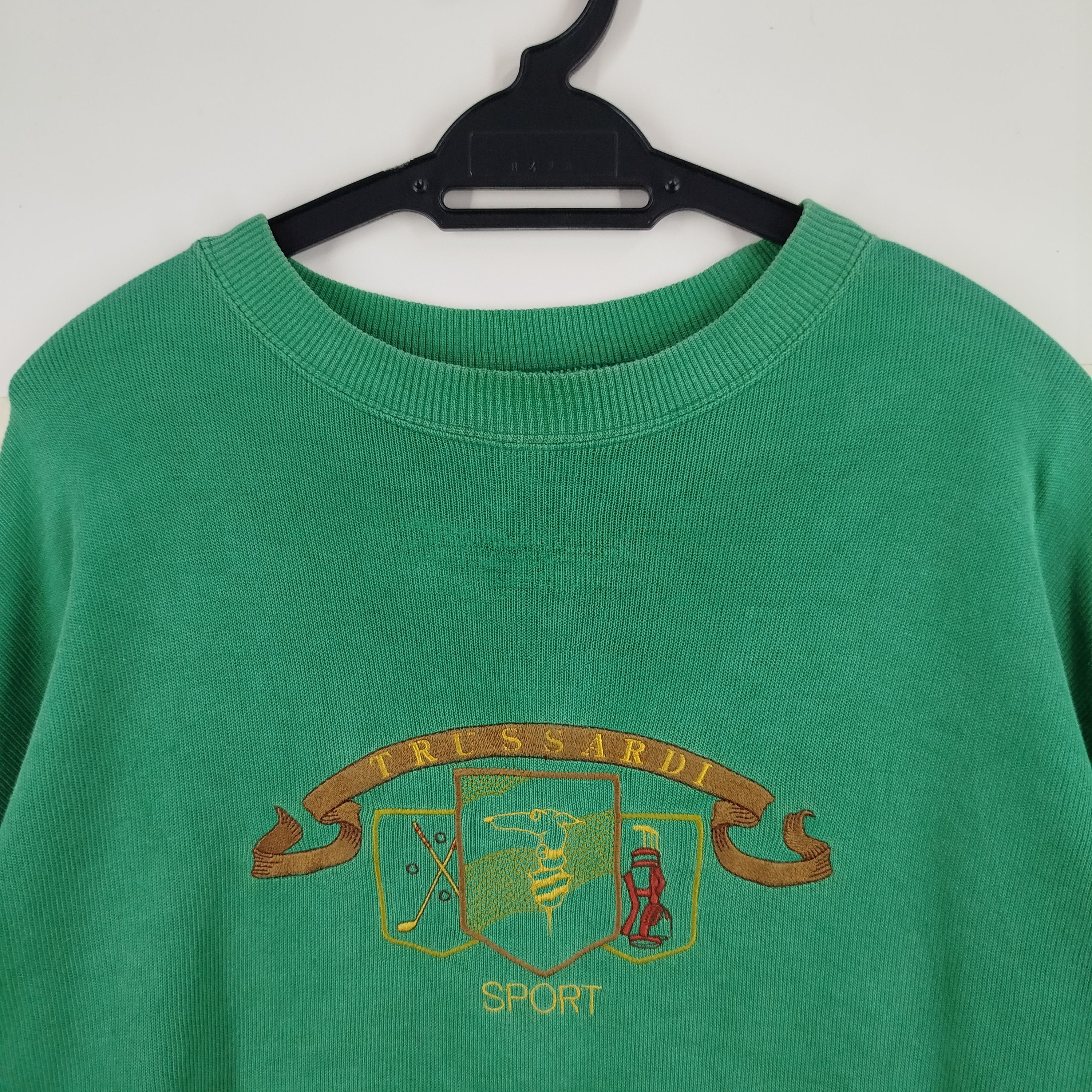 Designer × Trussardi Vintage Trussardi Sport Embroidery Spell Out Made In Japan Size US XL / EU 56 / 4 - 2 Thumbnail