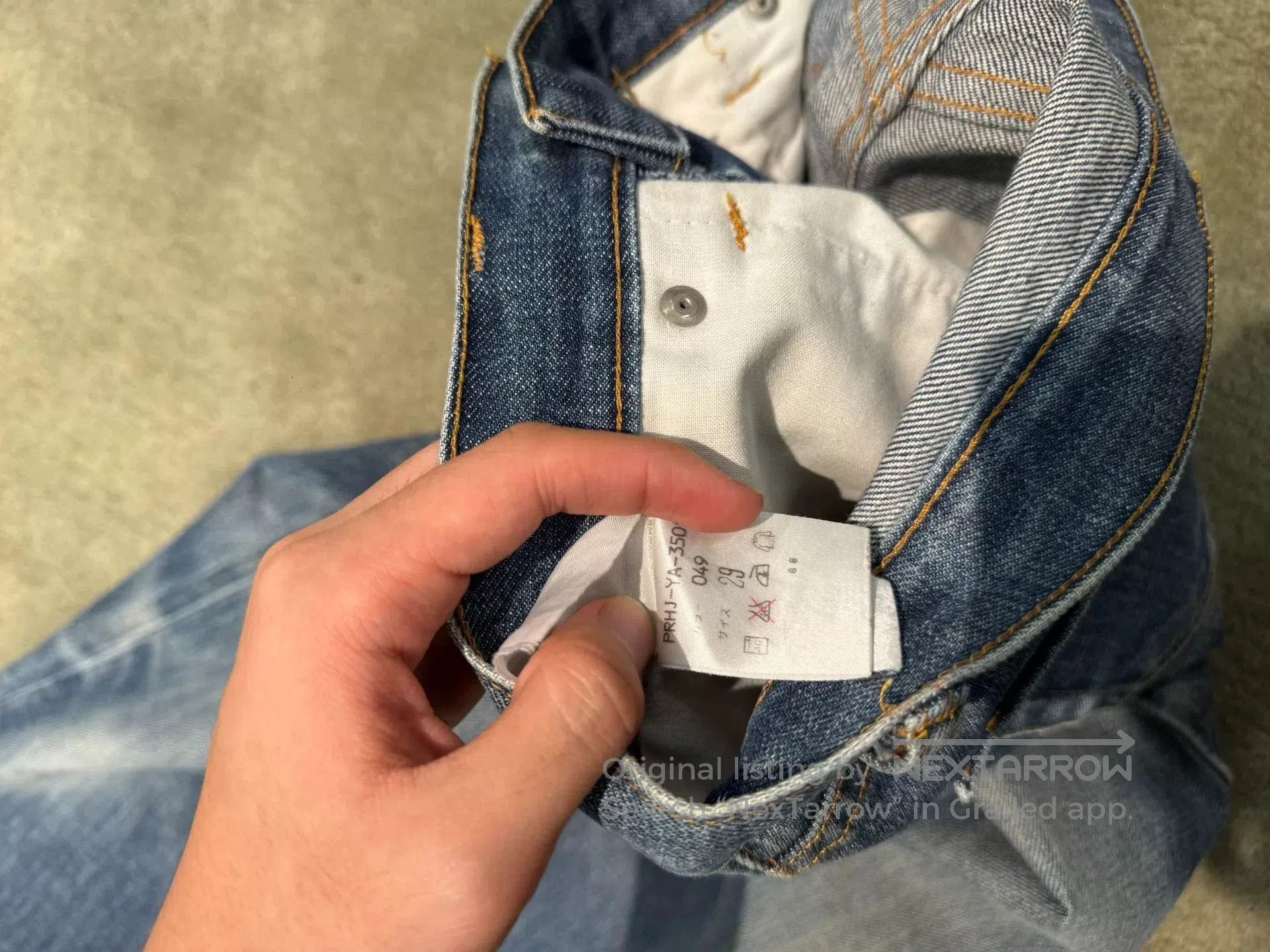 Helmut Lang Helmut Lang Washed Denim Pants. Size US 39 - 6 Thumbnail