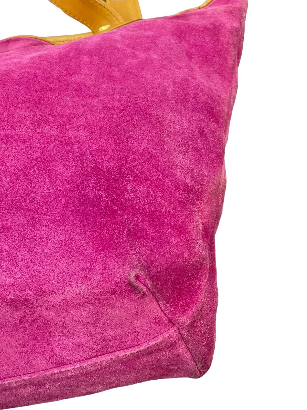 Japanese Brand Full Leather Suede LCalo Italy Shoulder Bag 2🟩 Size ONE SIZE - 7 Thumbnail