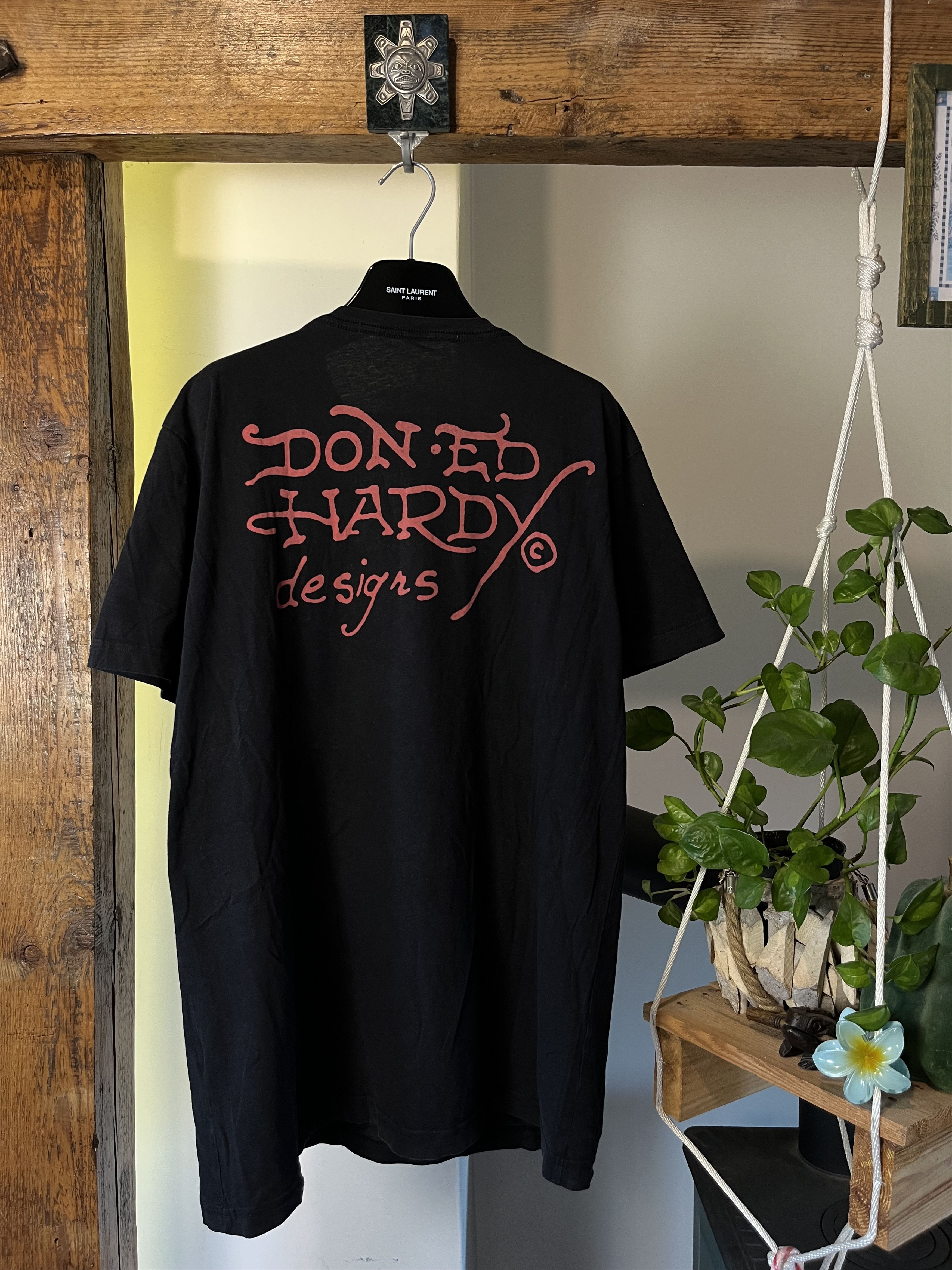 Christian Audigier Ed hardy by Christian Audigier Eagle Skull Tee Size US XL / EU 56 / 4 - 5 Thumbnail