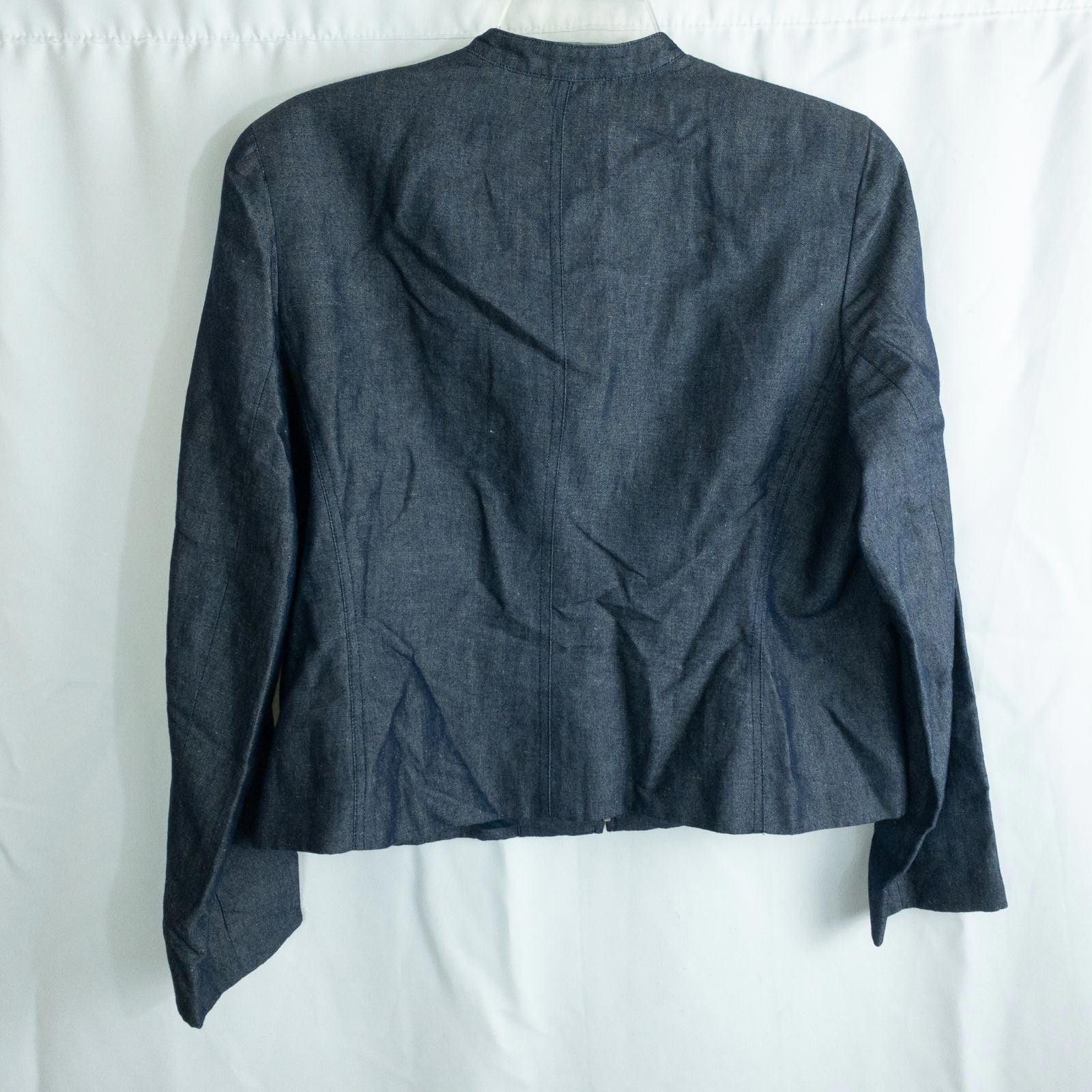 Jones New York Jones New York Vintage Blue Solid Jacket Womens 14 Size L / US 10 / IT 46 - 7 Thumbnail