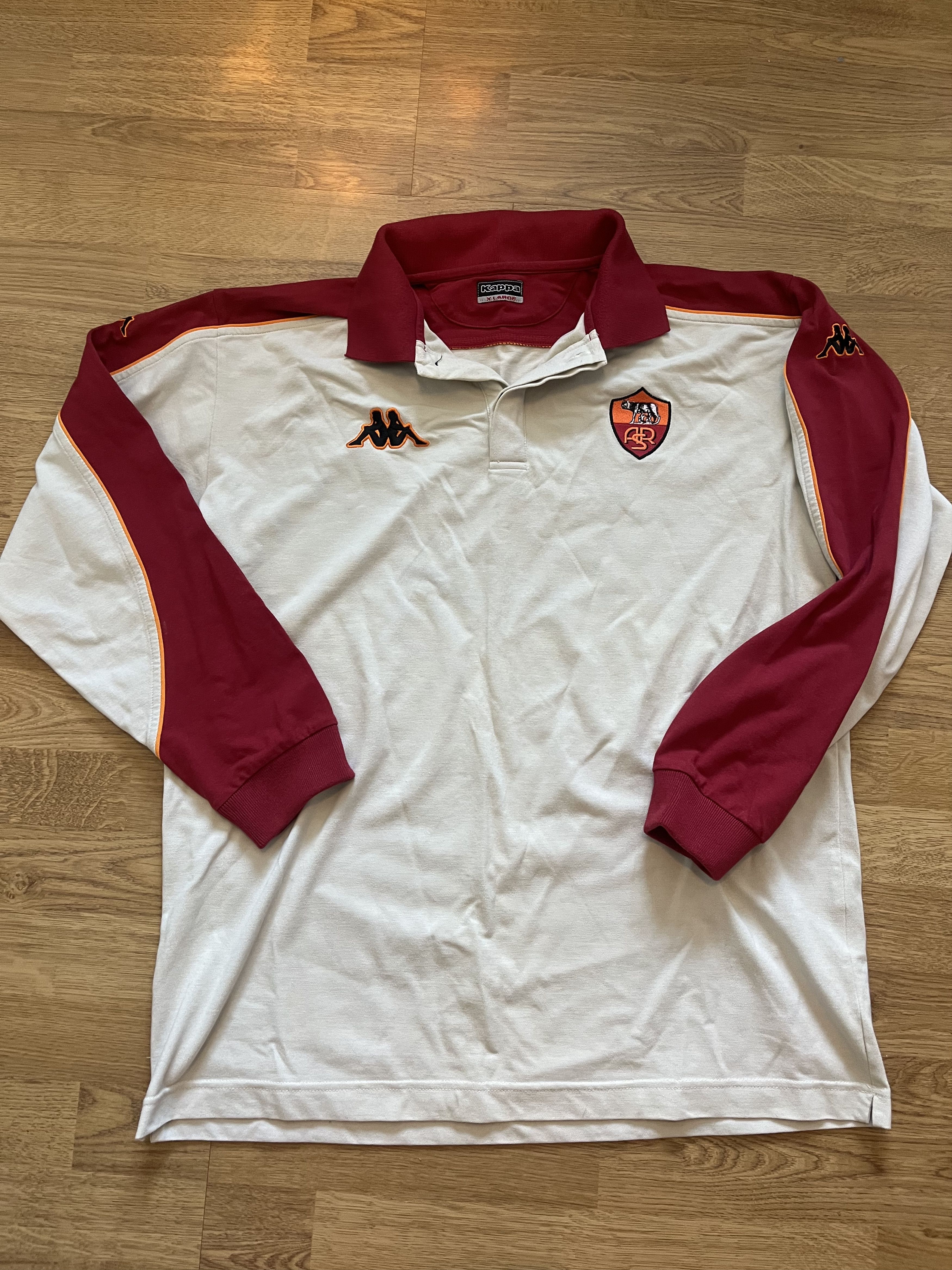 Kappa Kappa AS Roma vintage Size US XL / EU 56 / 4 - 1 Thumbnail