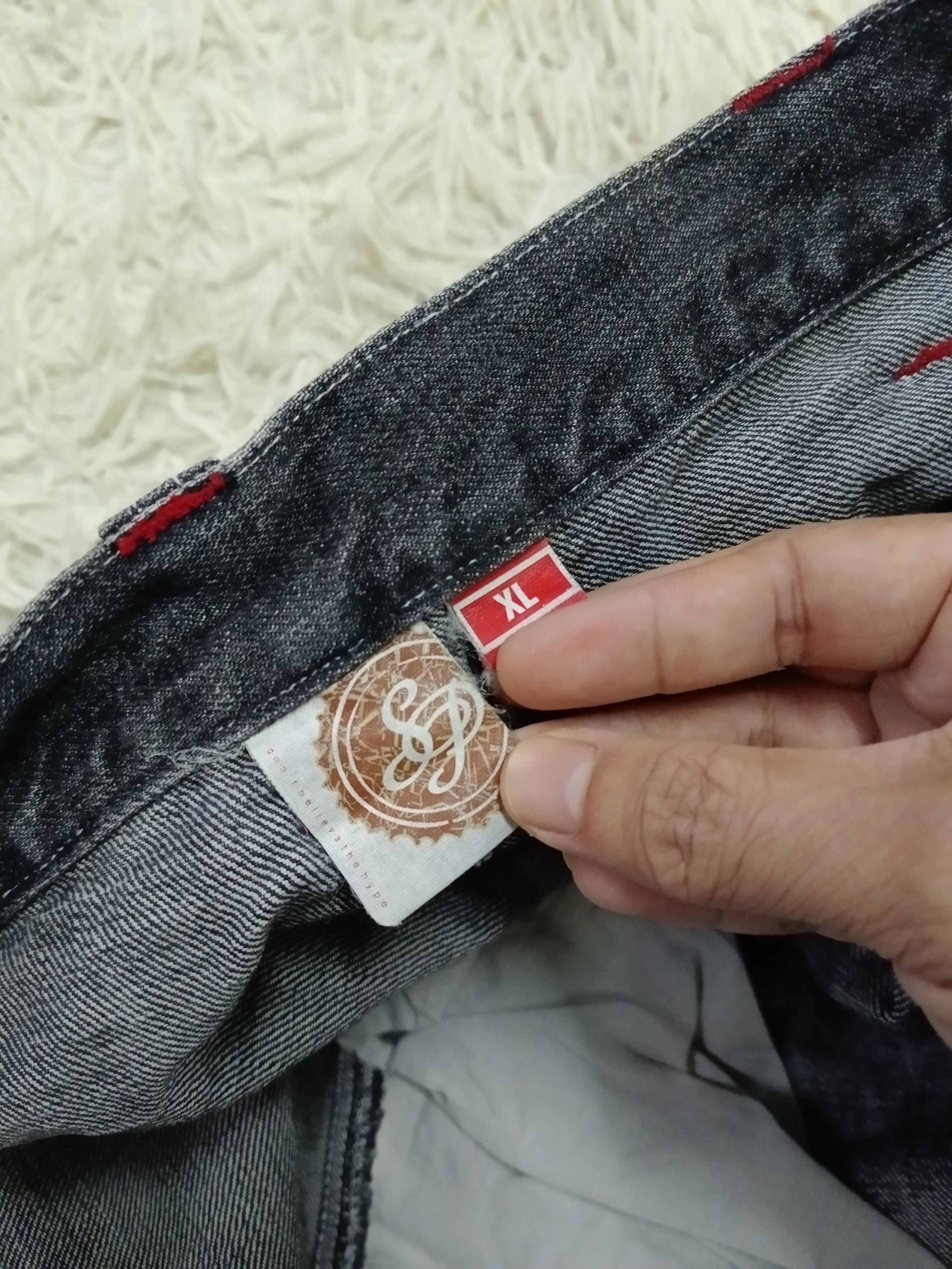 Japanese Brand DISTRESSED WIDE PANTS SURPASS DOUBLE KNEE CARPENTER DENIM Size US 37 - 9 Thumbnail