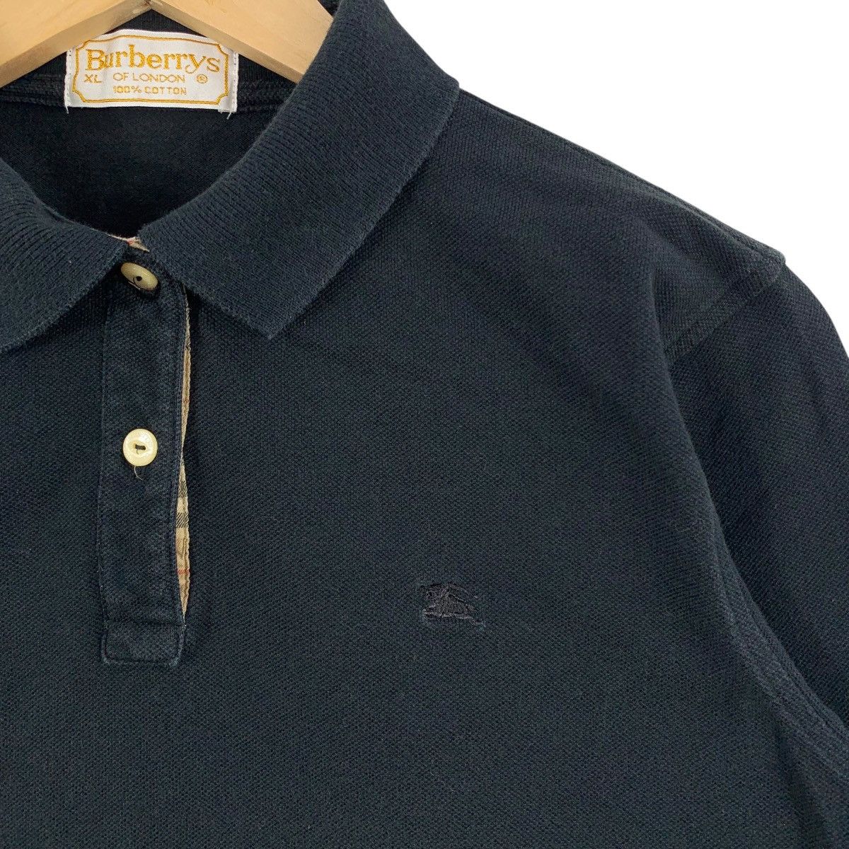 Burberry Vintage 90s BURBERRY OF LONDON Embroidered Collar Tshirt Size XL / US 12-14 / IT 48-50 - 3 Thumbnail