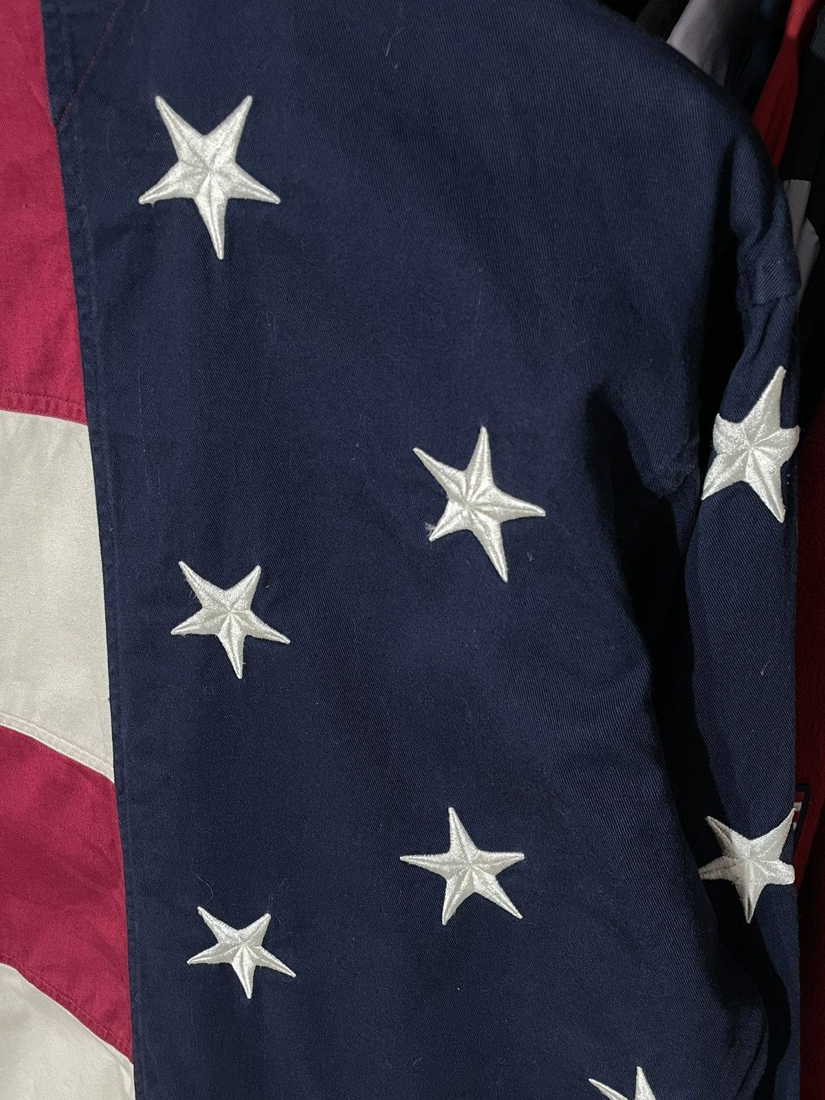 Tommy Hilfiger × Vintage Polo T-shirt Tommy Hilfiger Big Flag 90’s Vintage Size US L / EU 52-54 / 3 - 10 Thumbnail