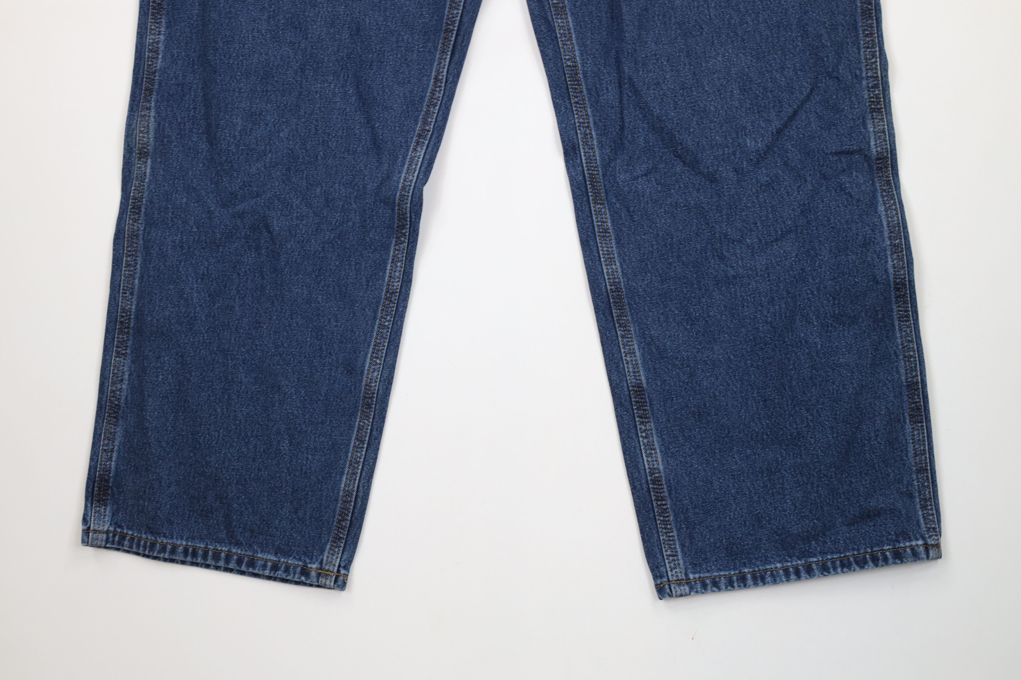 Carhartt × Vintage Vintage Y2K Carhartt Fit Wide Leg Dungaree Denim Jeans Size US 36 / EU 52 - 2 Thumbnail