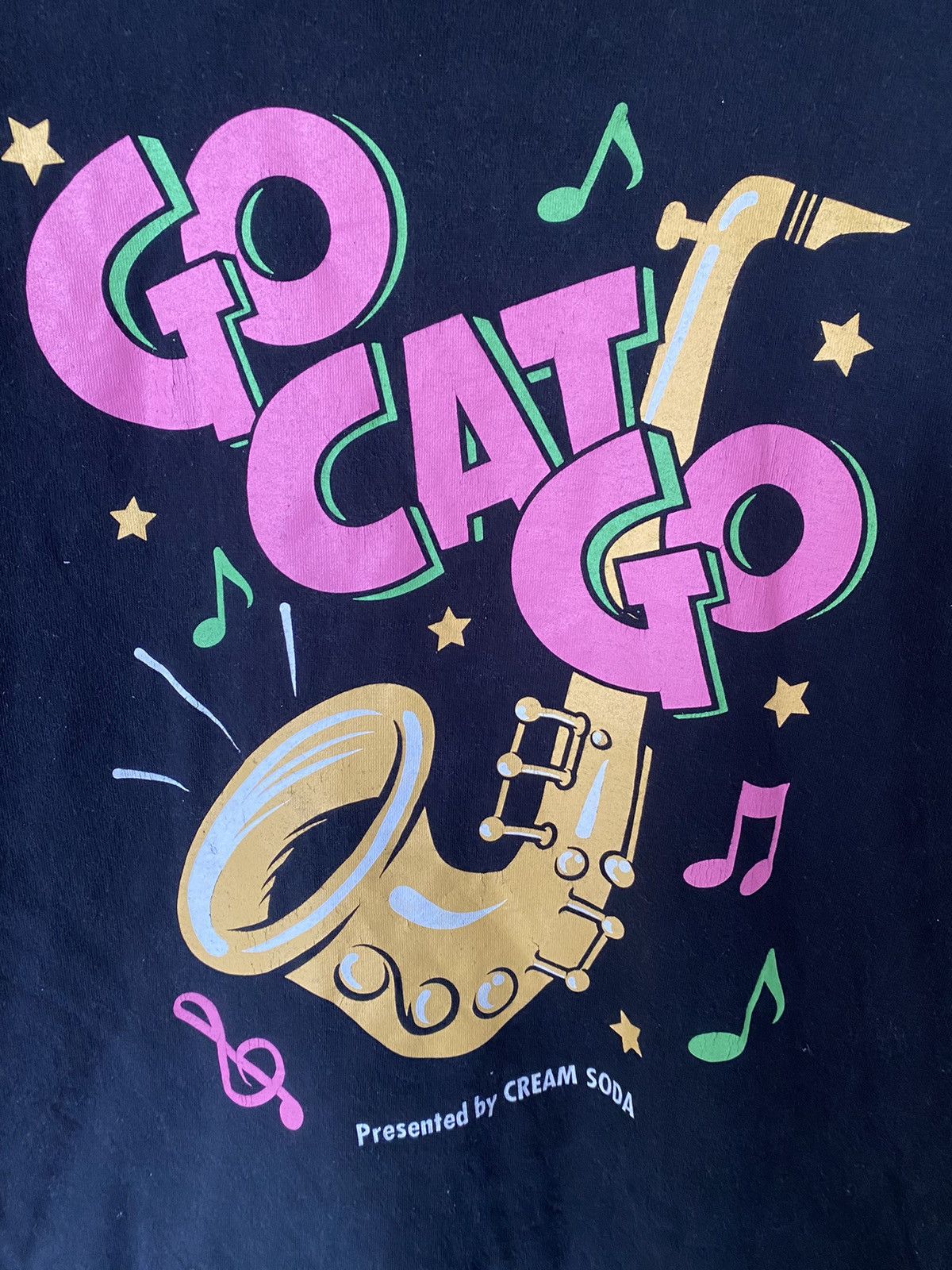Hiroshi Fujiwara Vtg Cream Soda Pink Dragons go Cat goo Size US S / EU 44-46 / 1 - 4 Thumbnail