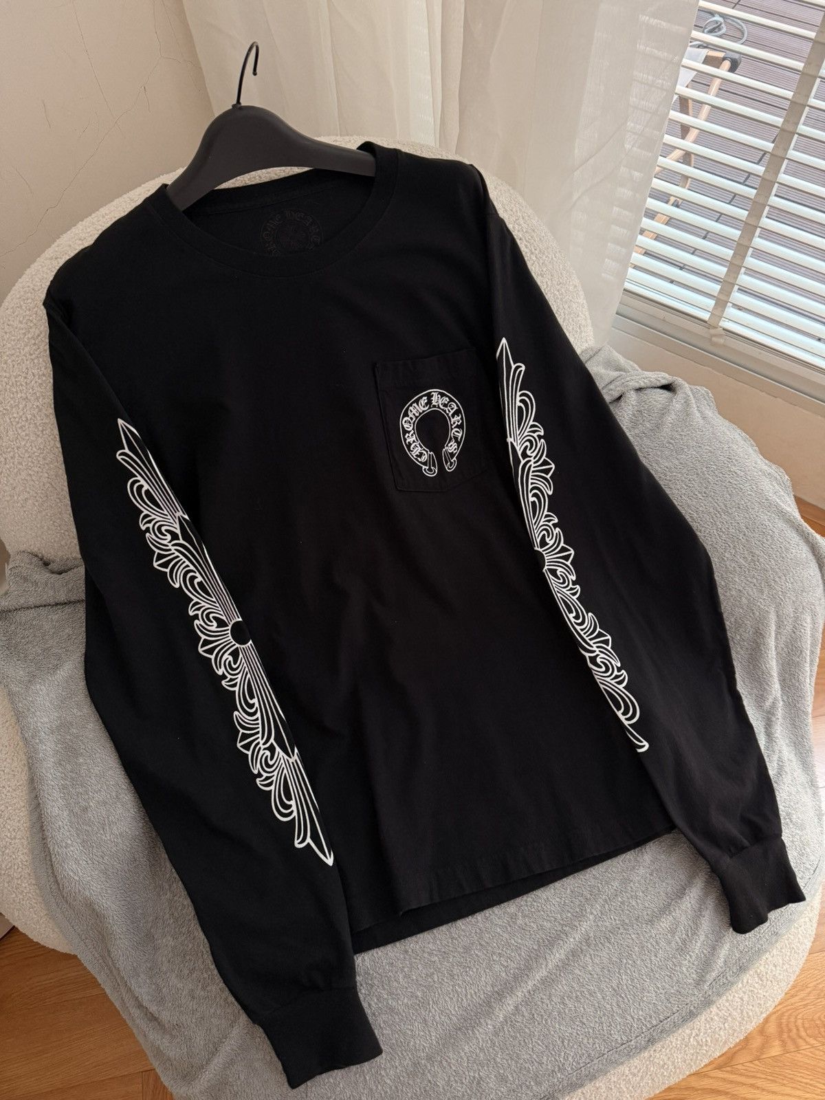 Chrome Hearts Chrome Hearts long sleeve floral t-shirt Size US M / EU 48-50 / 2 - 2 Thumbnail
