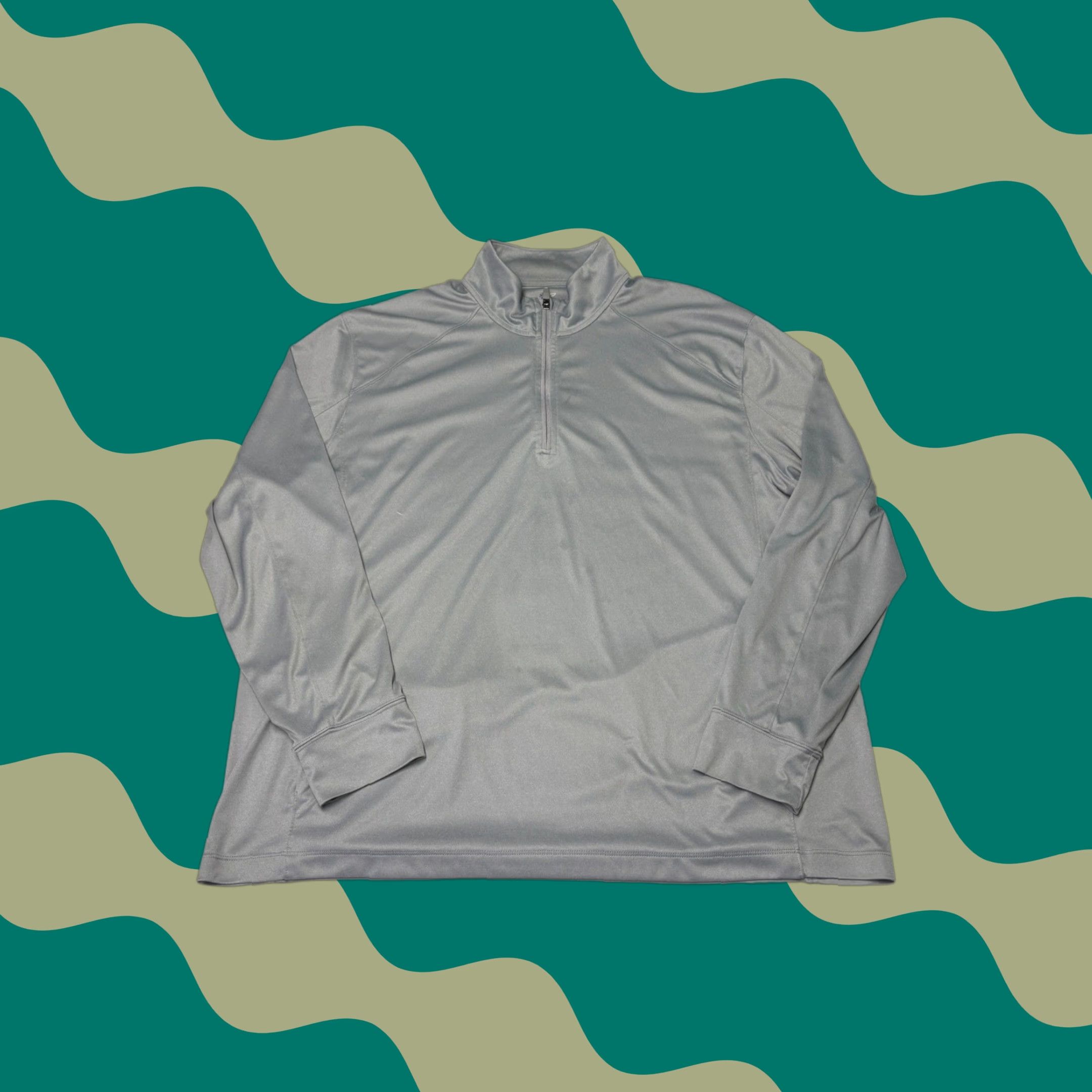 Vineyard Vines Vineyard Vines Performance Mens 2XL Gray Quarter Zip Pullover Shirt Golf Active Size US XXL / EU 58 / 5 - 1 Thumbnail