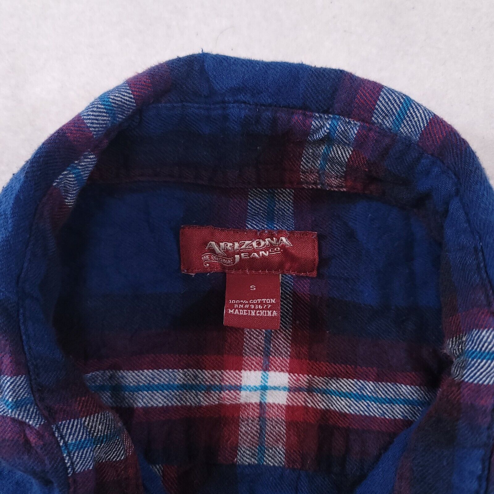Arizona Jean Co. Arizona Jean Co Tartan Flannel Shirt Mens Size Small S Blue Size US S / EU 44-46 / 1 - 3 Thumbnail