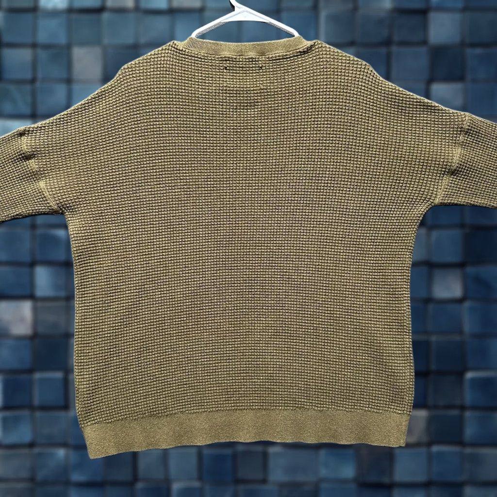 Vintage REI Co-op Sweater Womens XL Olive Green Wallace Lake Waffle Knit Thermal EUC Size XL / US 12-14 / IT 48-50 - 1 Thumbnail