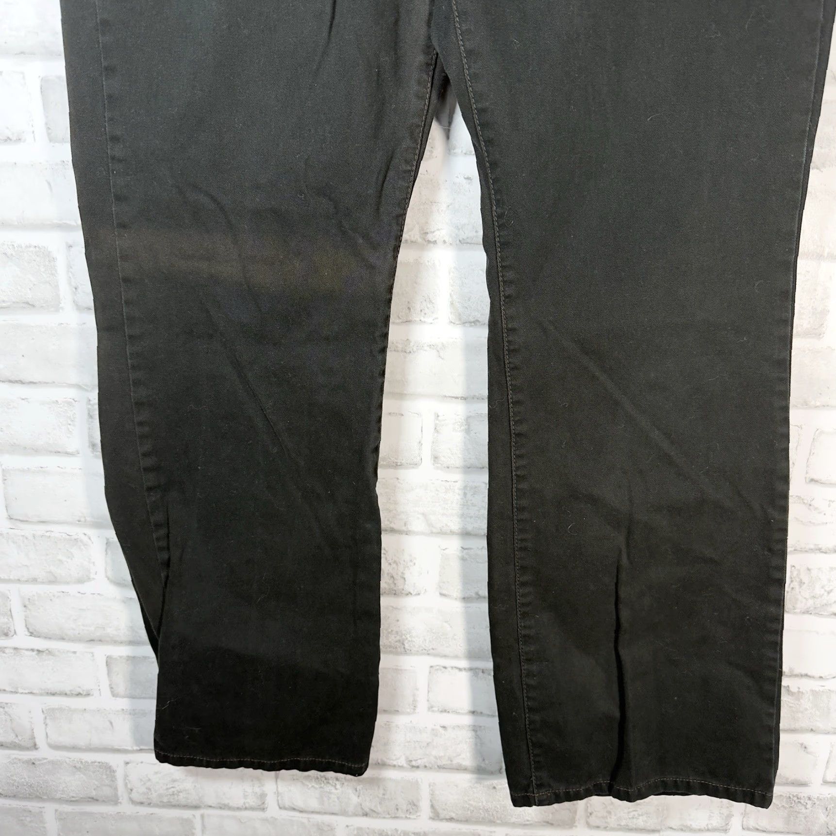 Vintage Polo Jeans Co Black 100% Cotton Casual Pants Womens 14 Black Jeans Cotton 14 Polo Jeans Co Style Straight Size 14 Regular Size 36" / US 14 / IT 50 - 3 Thumbnail