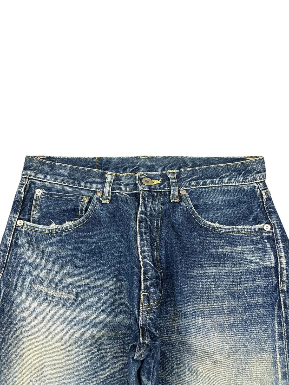 Japanese Brand Vintage Japanese Brand Tilt Mud Wash Baggy Selvedge Jeans Size US 32 / EU 48 - 5 Thumbnail