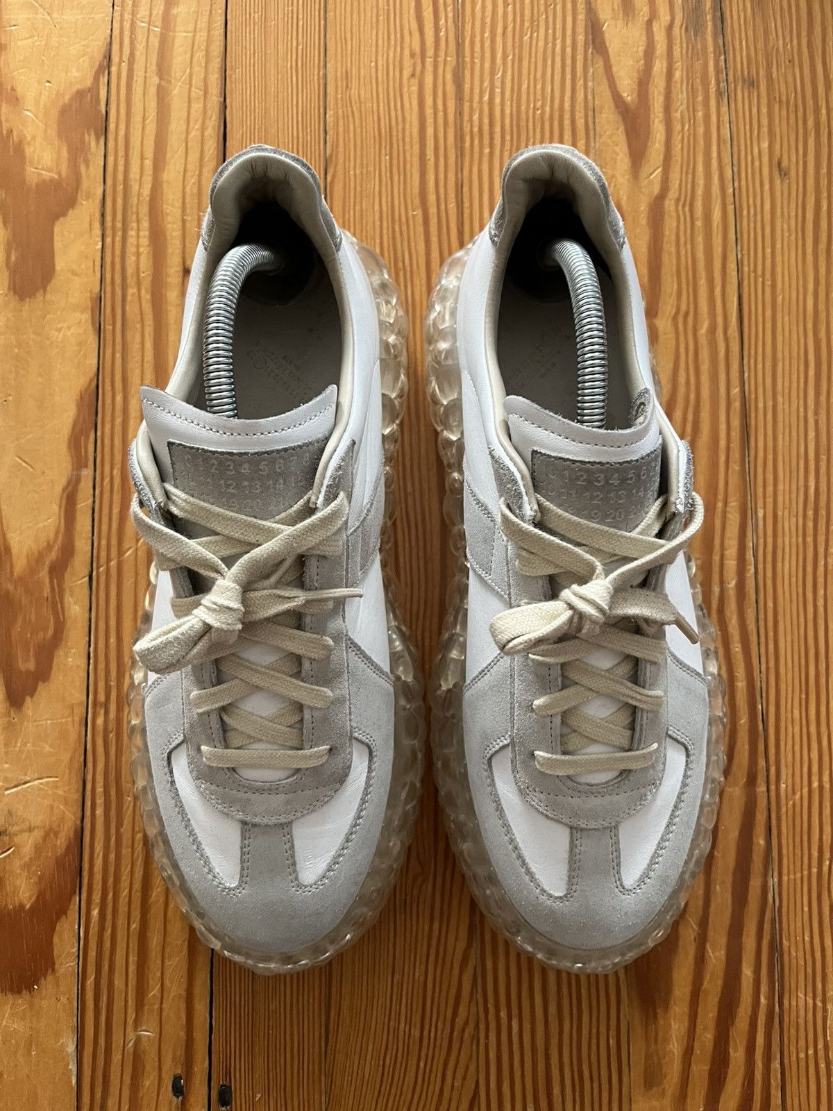 Maison Margiela Maison Margiela Super Bounce GAT Army Trainer Bubble White Size US 8 / EU 41 - 2 Thumbnail