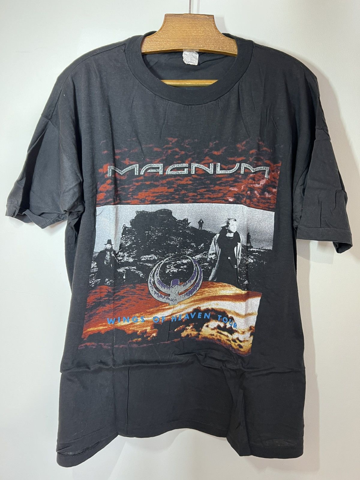Band Tees vintage Magnum wings of heaven shirt 80s tour rare Size US L / EU 52-54 / 3 - 1 Thumbnail