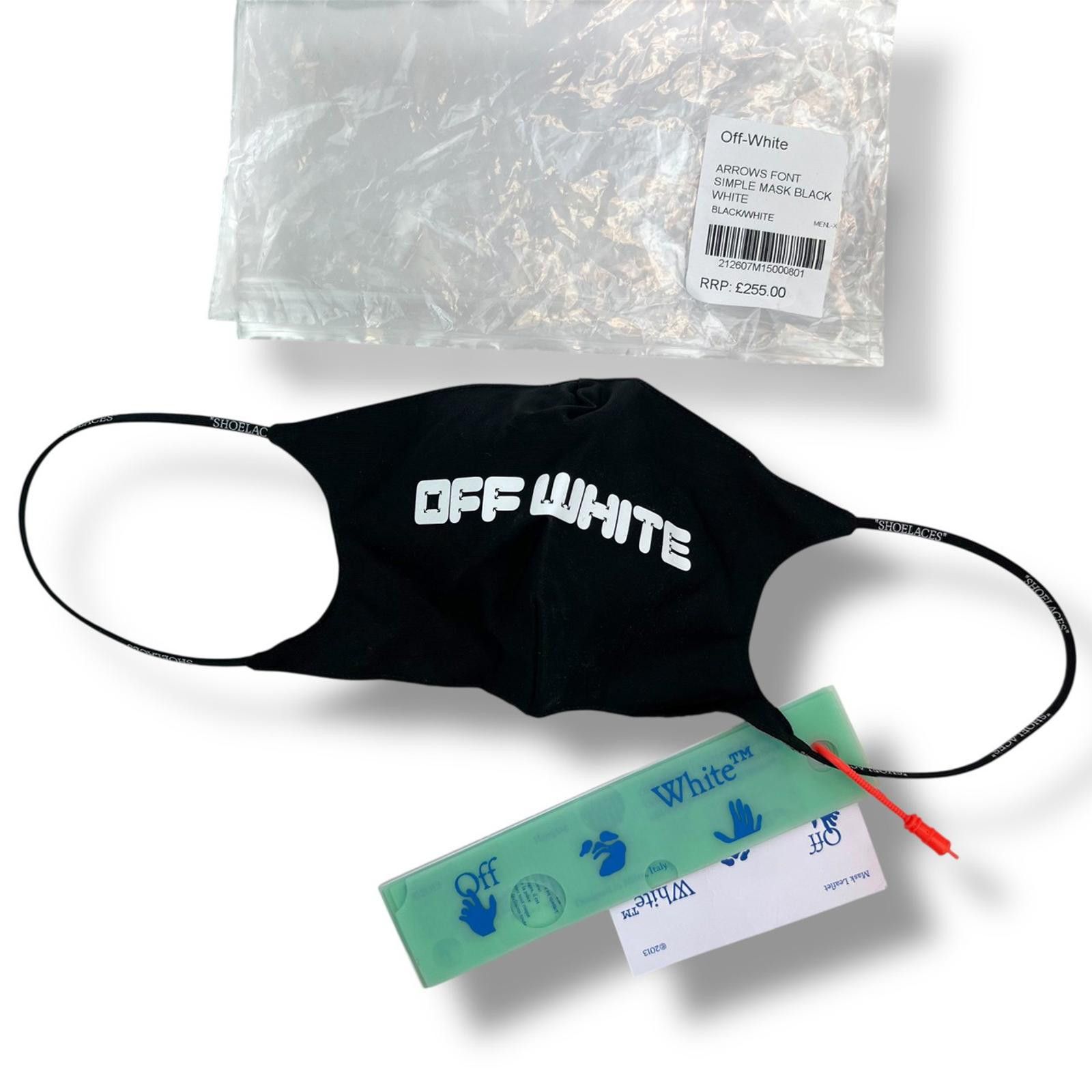 Off-White Off-White Arrows Font Face Mask Size ONE SIZE - 1 Thumbnail
