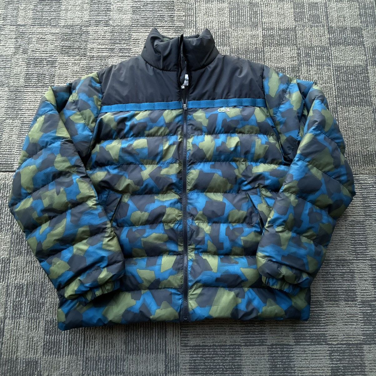 Lacoste Lacoste Sport Green/Blue Quilted Puffer Jacket Men’s Size L Size US L / EU 52-54 / 3 - 1 Thumbnail