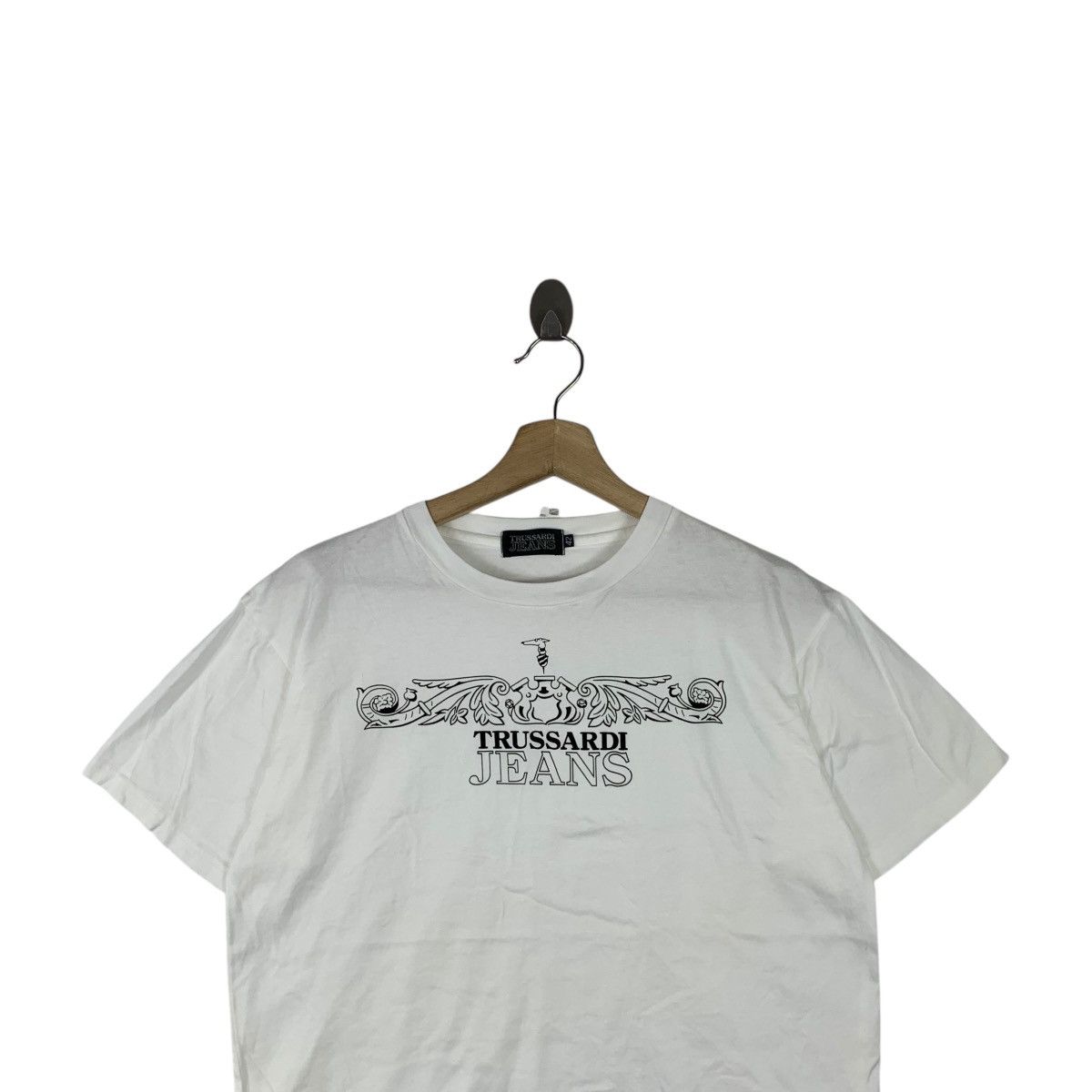 Trussardi Vintage TRUSSARDI ITALY JEANS Collection Tee Shirt Top Size S / US 4 / IT 40 - 2 Thumbnail