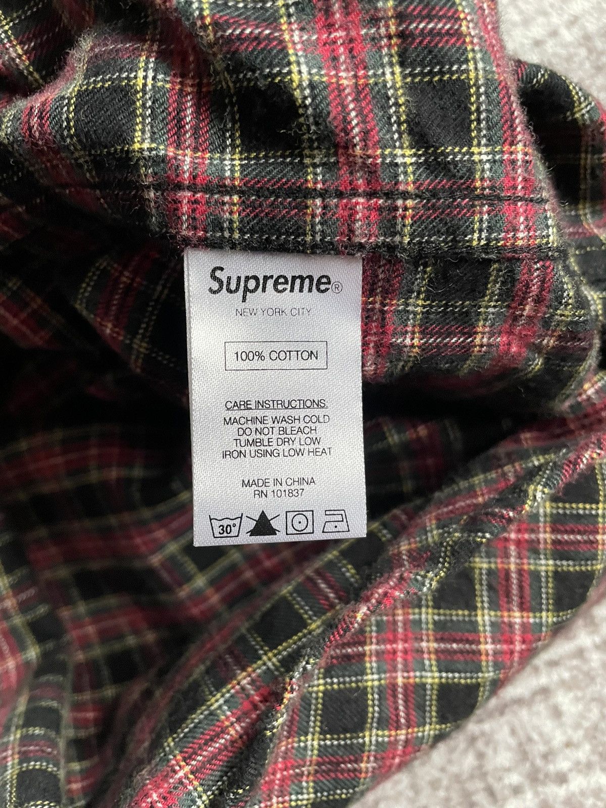 Supreme Supreme SS14 Hooded Flannel Shirt Size US L / EU 52-54 / 3 - 9 Thumbnail