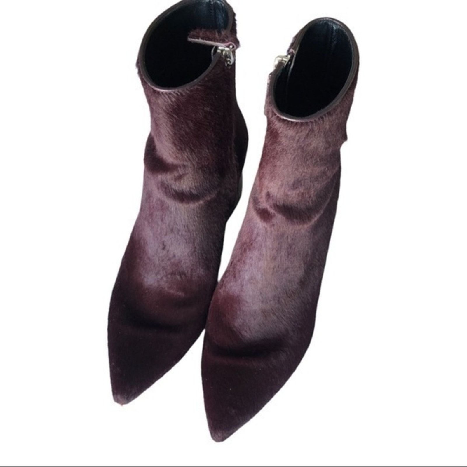 Alexander Wang Authentic Alexander Wang Red Fur Calf Ankle Bootie Size US 7 Size US 7 / IT 37 - 2 Thumbnail
