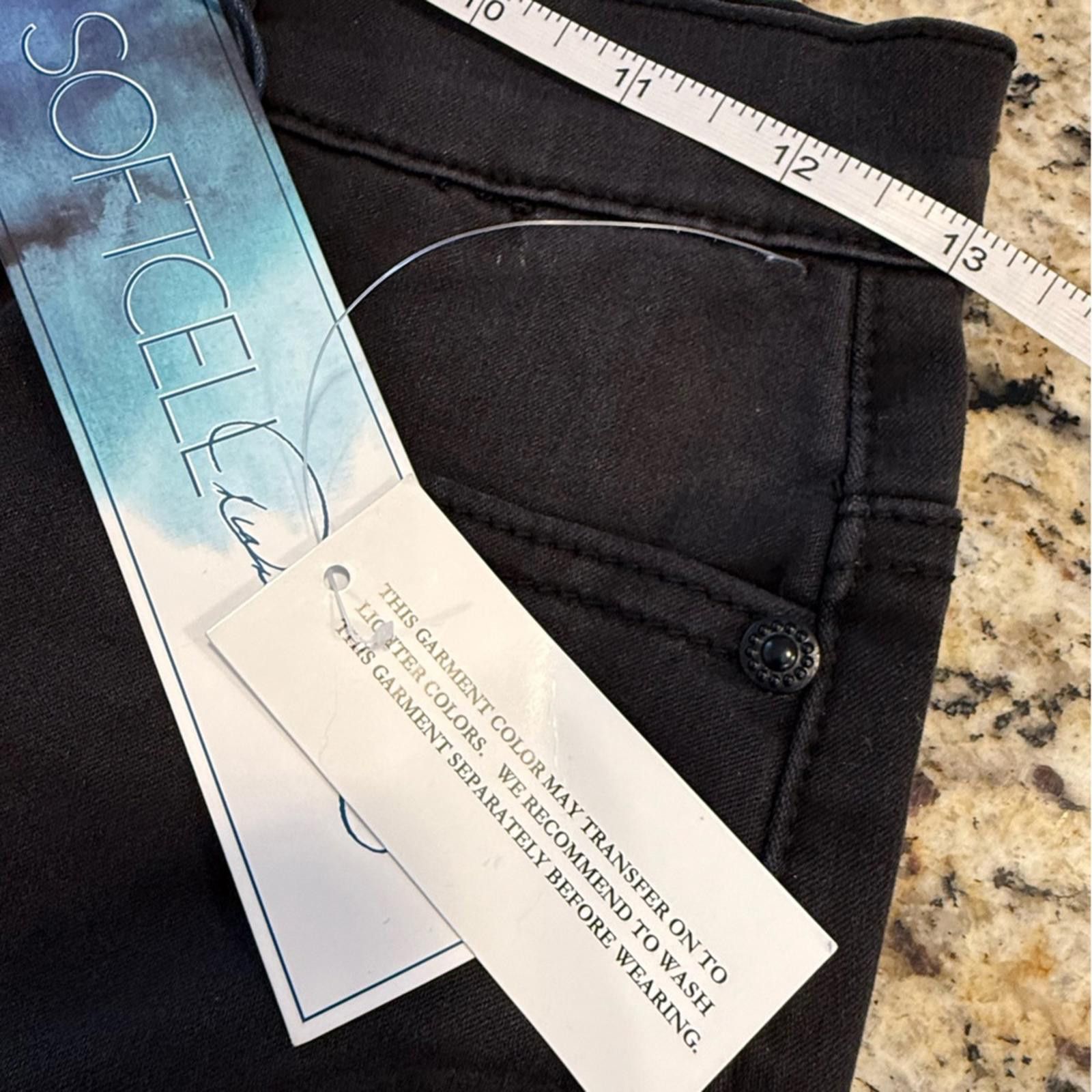 Other DG2 black denim jeans straight leg burnout wash SZ 2 Tall Size 26" / US 2 / IT 38 - 8 Thumbnail