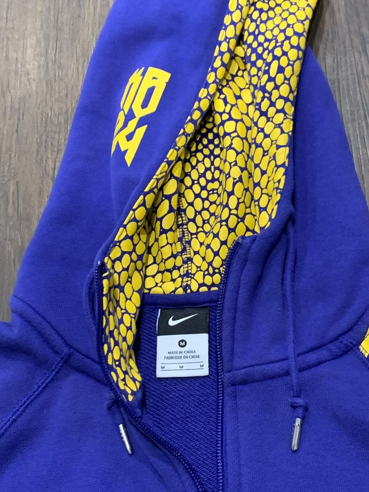 Nike Nike Kobe Bryant Mamba Snake Quarter Zip Hoodie Sz M Size US M / EU 48-50 / 2 - 2 Thumbnail