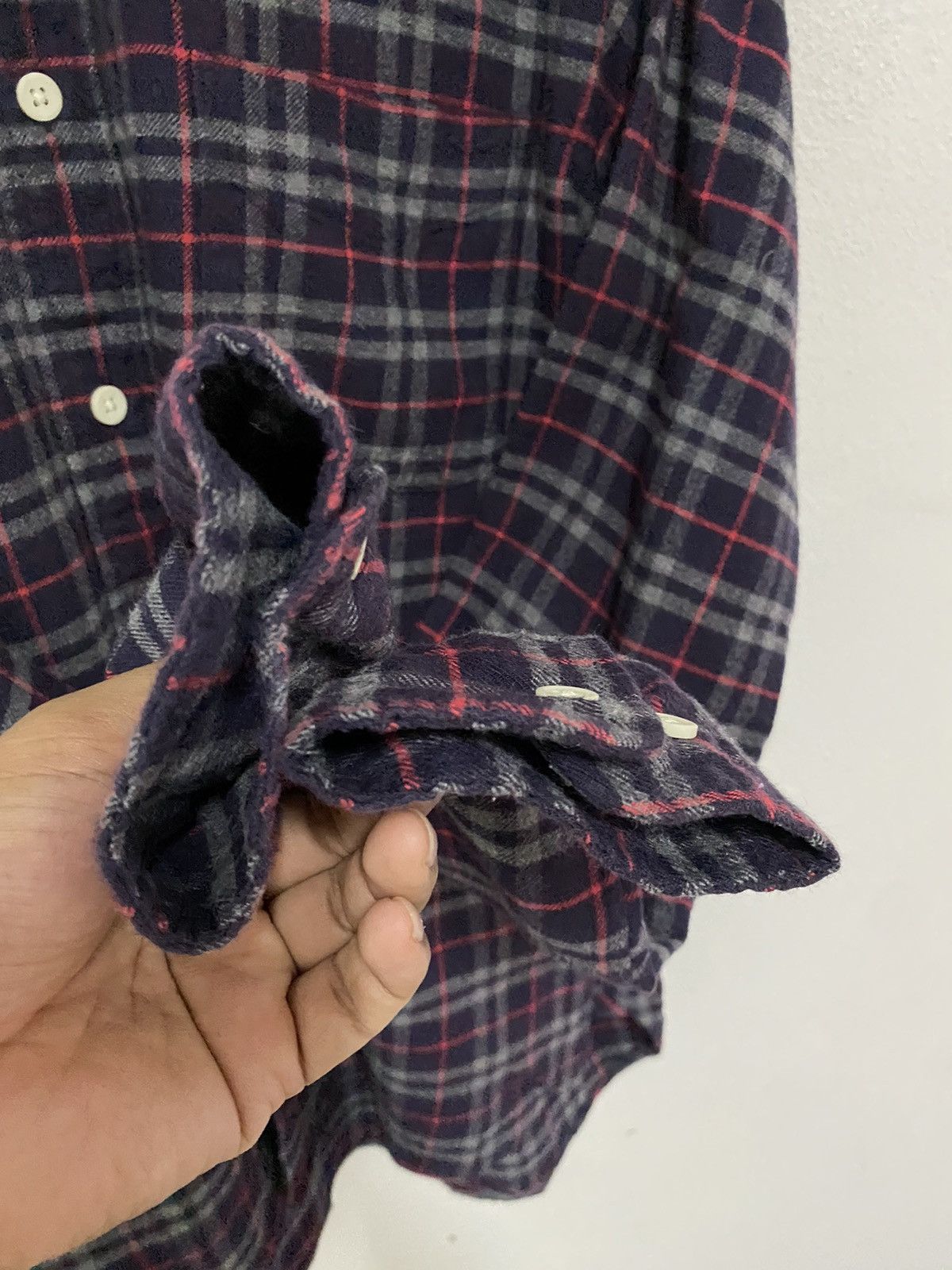 Japanese Brand × Vintage Japanese Brand Plaid Tartan Flannel Shirt Size US M / EU 48-50 / 2 - 6 Thumbnail