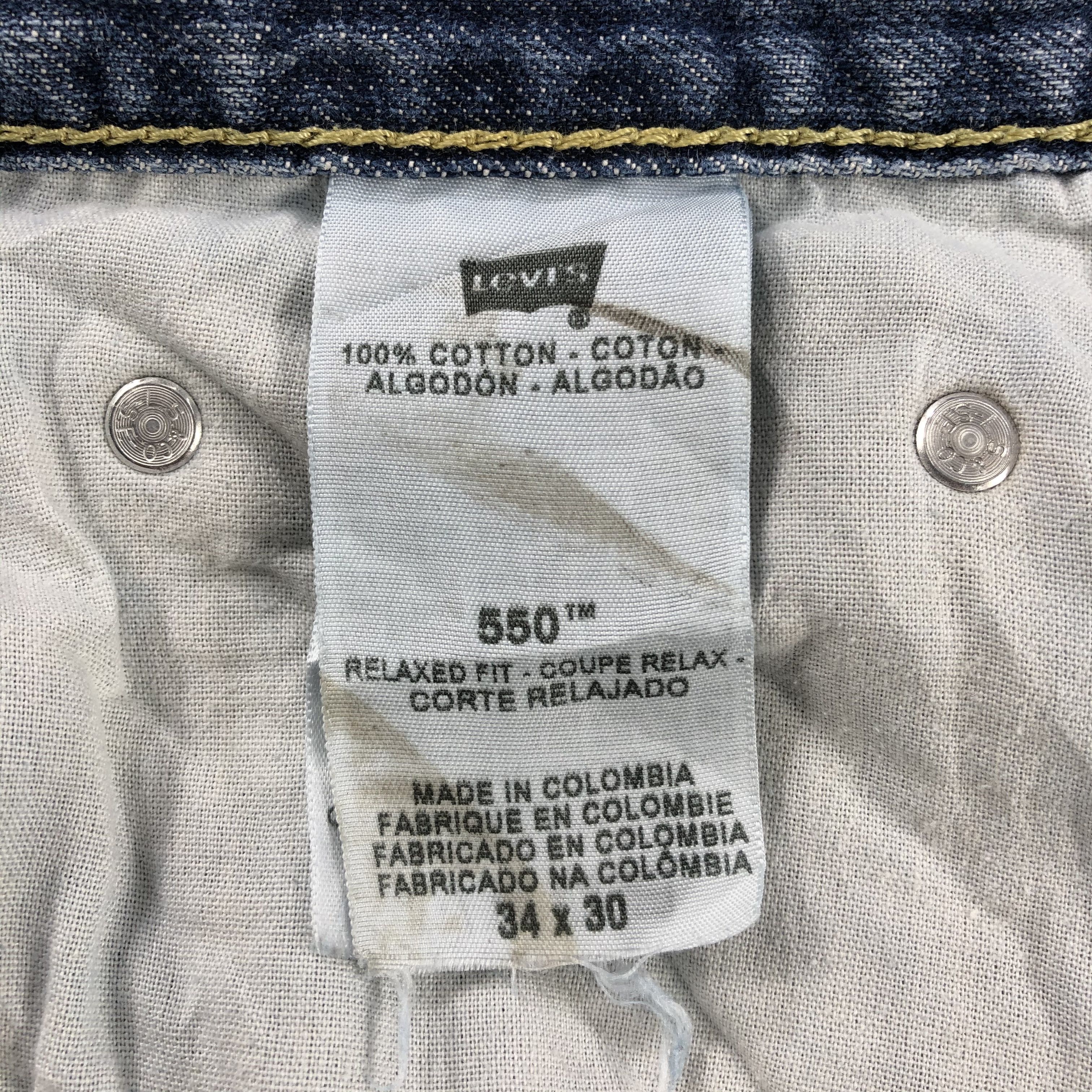 Levi's × Vintage Vintage Blue Wash Levis 550 Jeans-JM2958 Size US 34 / EU 50 - 11 Thumbnail