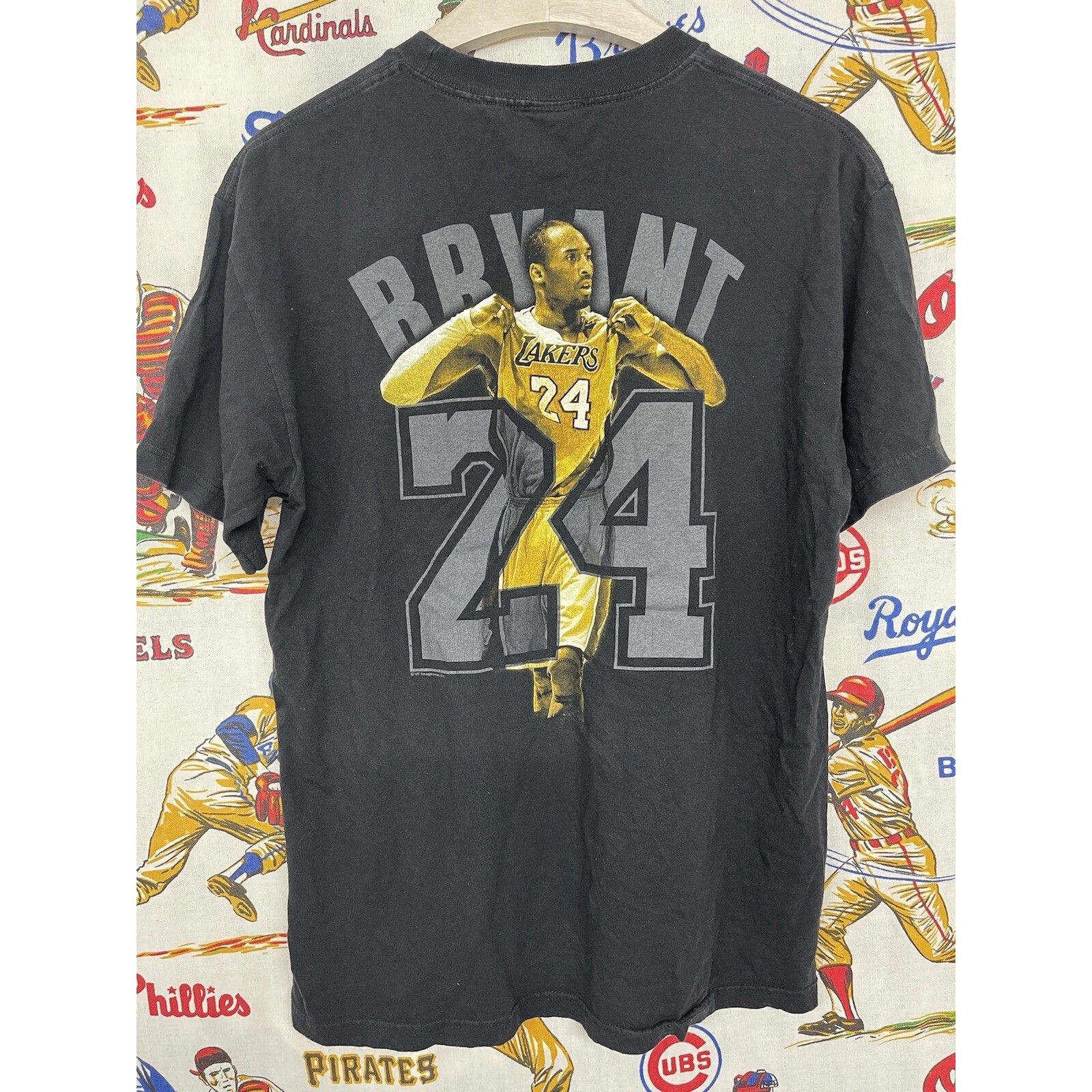 Majestic VTG Y2K MAJESTIC KOBE BRYANT BLACK MAMBA LOS ANGELES LAKERS Size US L / EU 52-54 / 3 - 6 Thumbnail