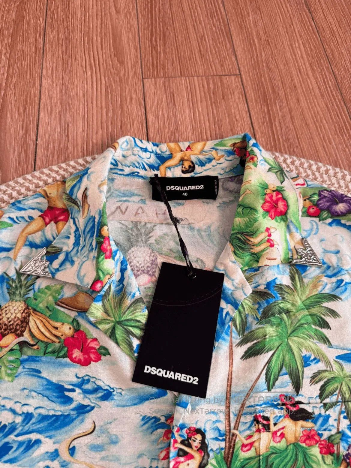 Dsquared2 Sz 48 Dsquared2 Beach Painting Shirt. Size US M / EU 48-50 / 2 - 3 Thumbnail