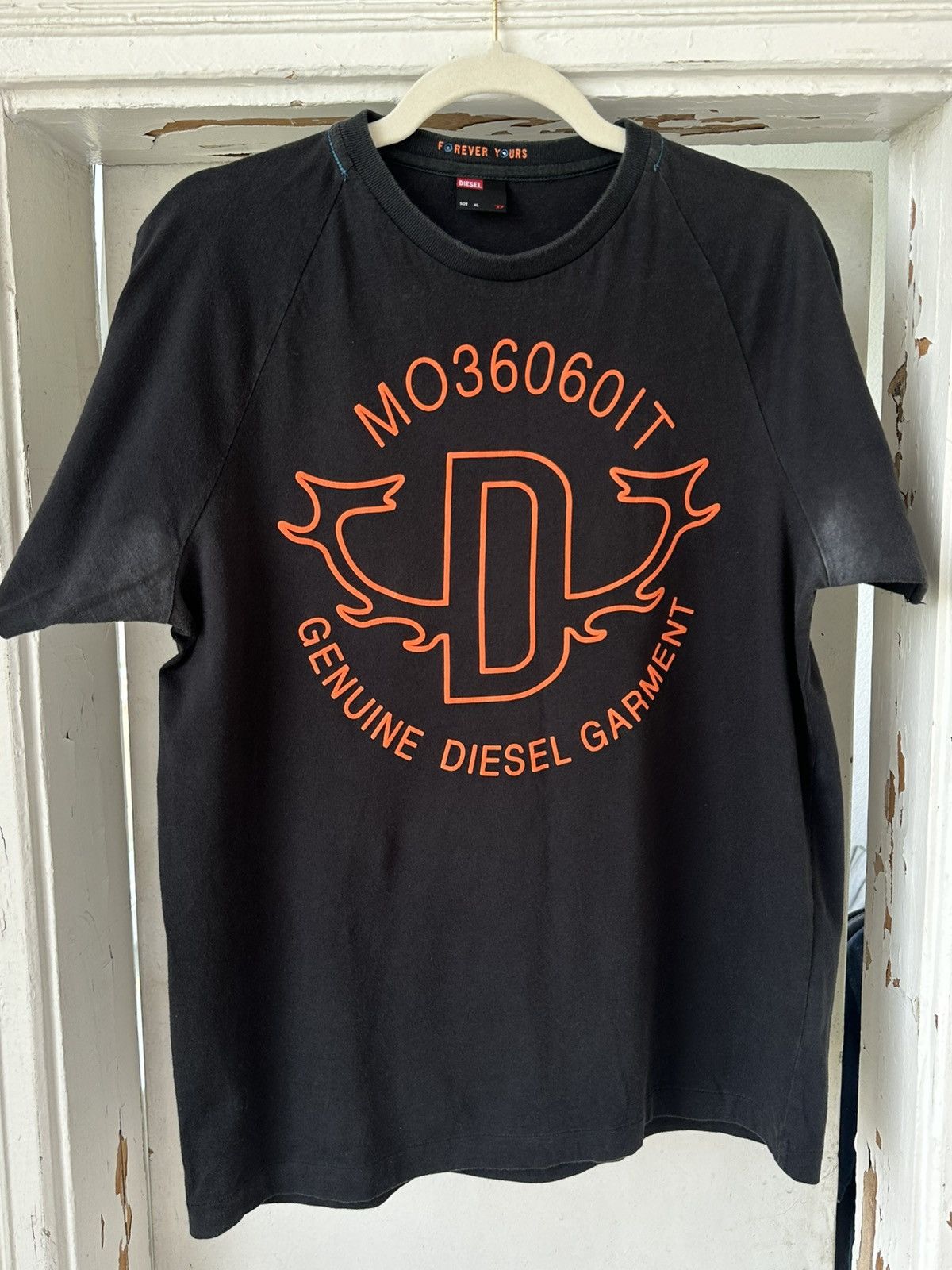Diesel Vintage Diesel Printed Black T-shirt Size US M / EU 48-50 / 2 - 6 Thumbnail