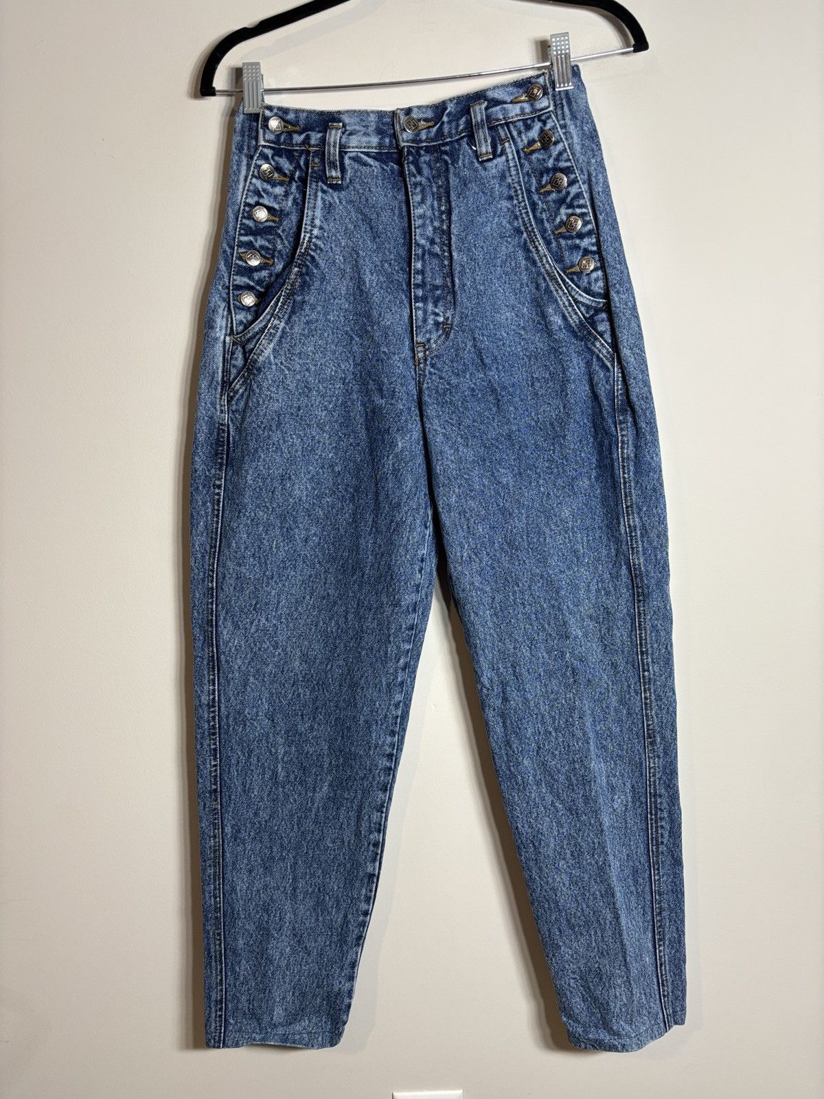 Vintage Vintage Nuovo Western Jeans 100% Cotton Size 5 26” Size 26" / US 2 / IT 38 - 1 Thumbnail