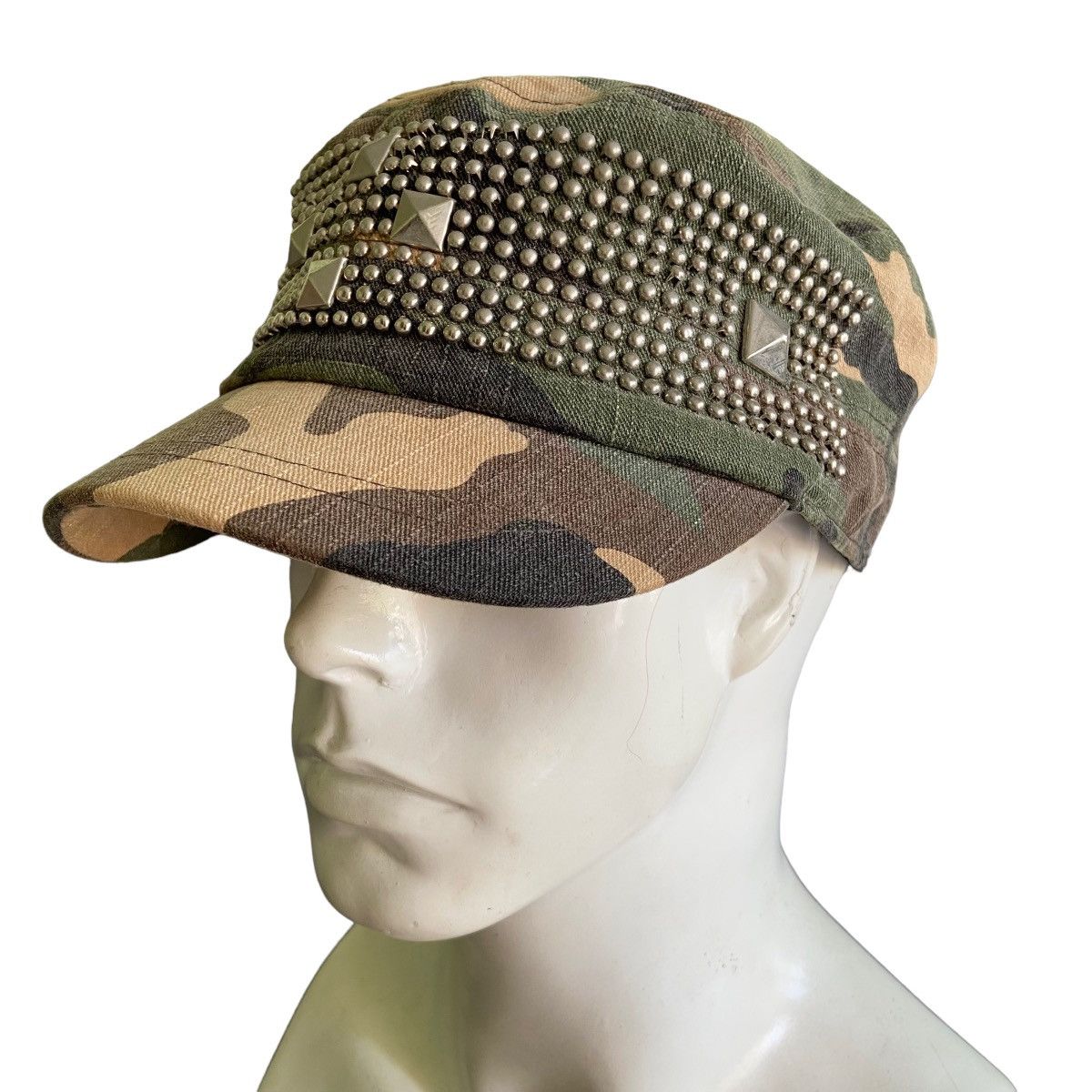 Japanese Brand Camo Studded Patrol Hat ifsixwasnine Size ONE SIZE - 2 Thumbnail