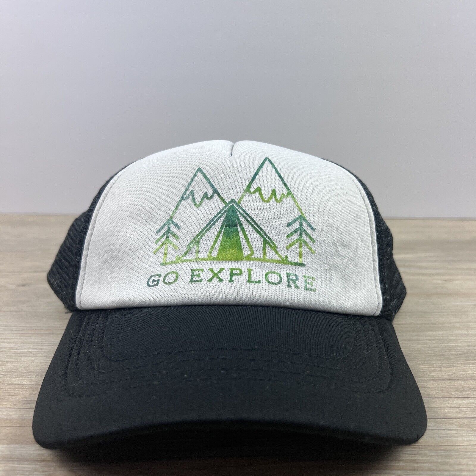 Other Go Explore Hat Snapback Hat Black Adjustable Hat Adult Fit B Size ONE SIZE - 4 Thumbnail