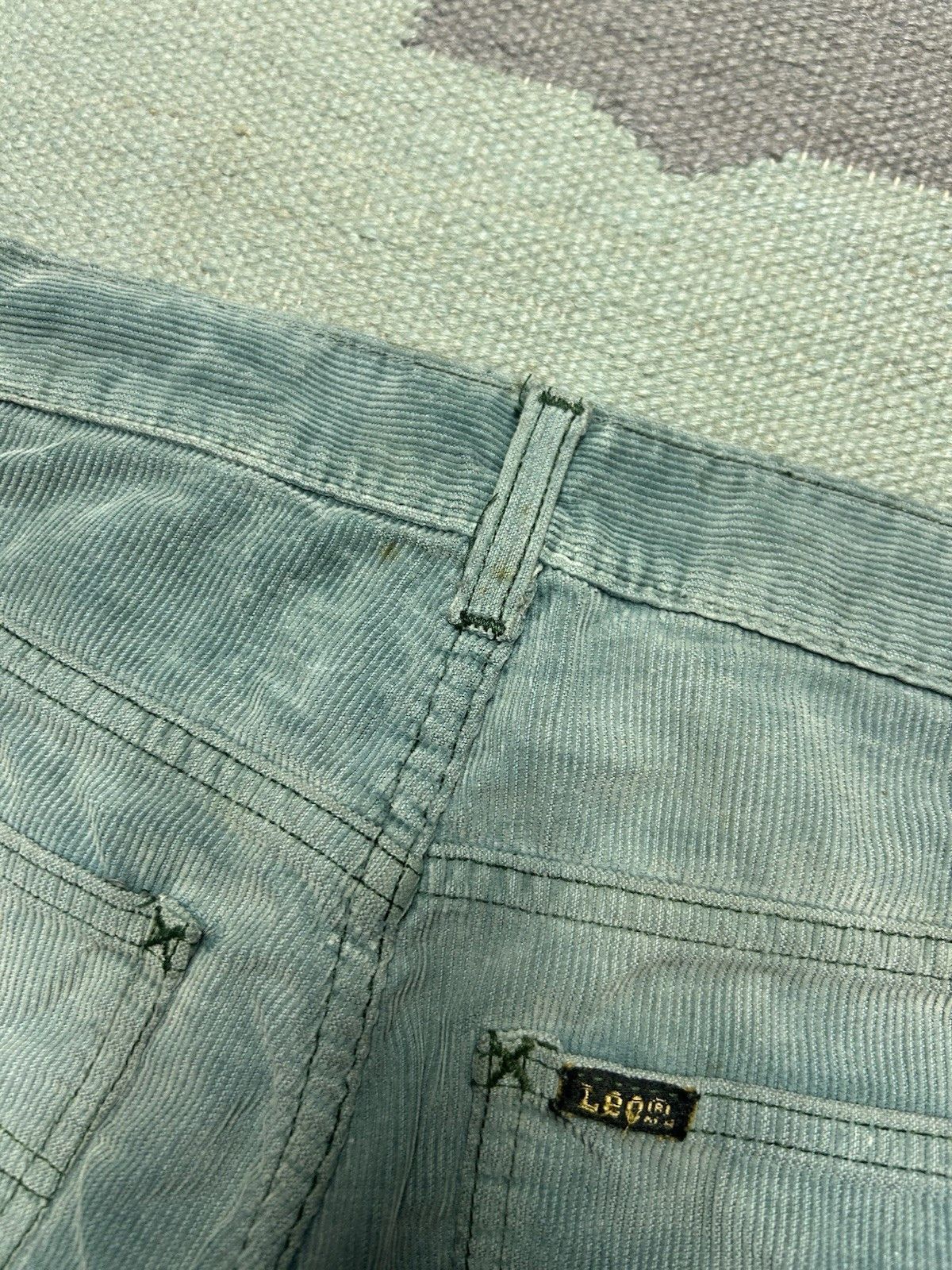 Lee 70s corduroy bell bottom pants Lee faded distressed 25x31 Size 25" / US 0 / IT 36 - 15 Thumbnail