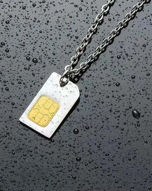 Designer × Vintage Vintage chip silver pendant Size ONE SIZE - 1 Thumbnail