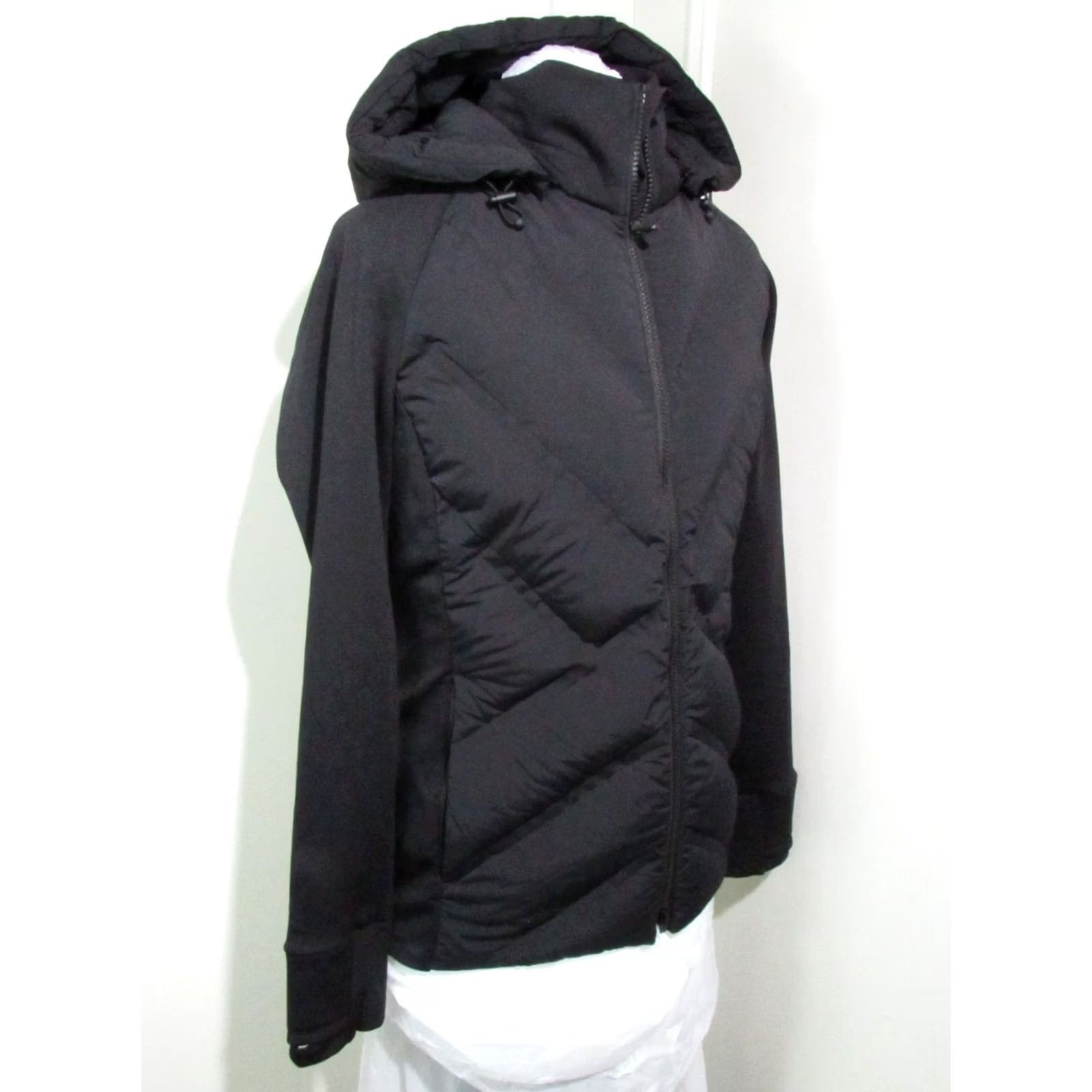 Athleta ATHLETA Hooded Puffer Jacket Coat Down Women's Size L Black Size L / US 10 / IT 46 - 6 Thumbnail