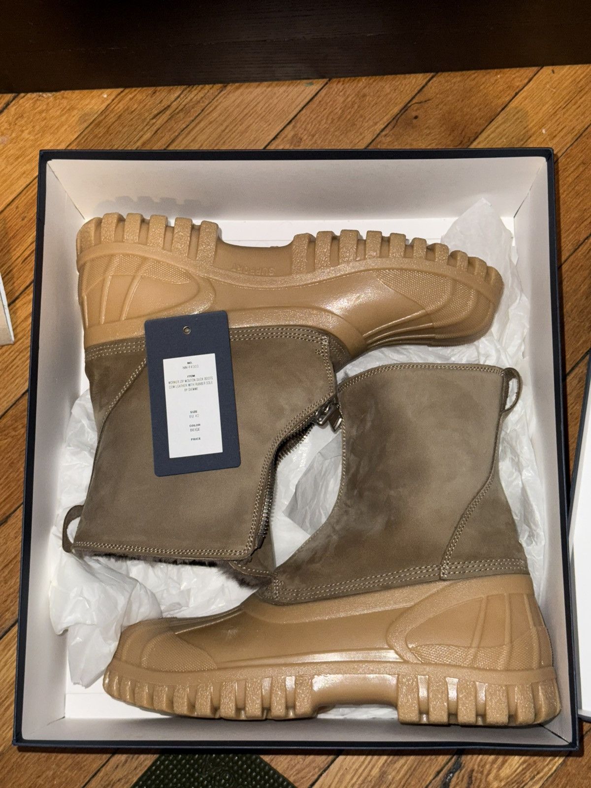 Diemme × Nonnative Nonnative Worker Zip Mouton Duck Boots by Diemme Size US 9 / EU 42 - 3 Thumbnail