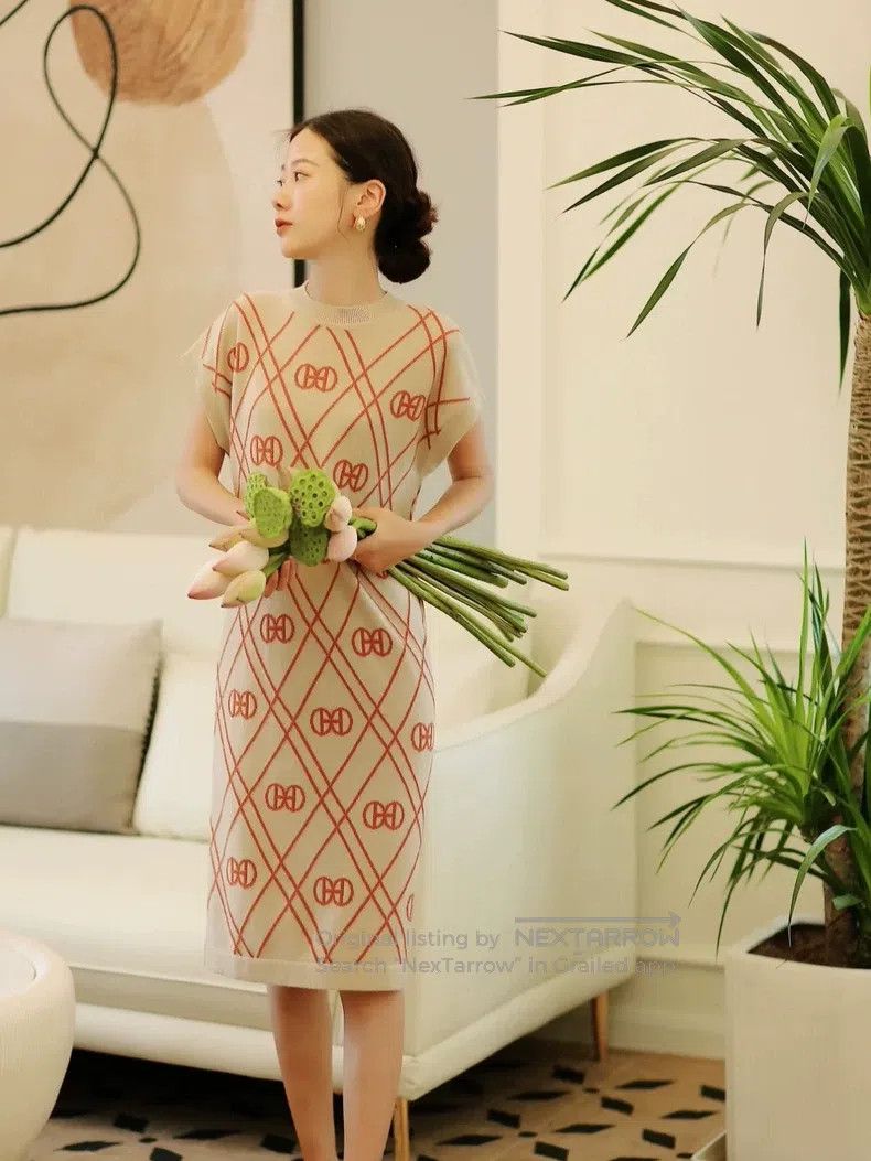 Hermes Hermes Pig nose logo all-over print dress Size XS / US 0-2 / IT 36-38 - 2 Thumbnail