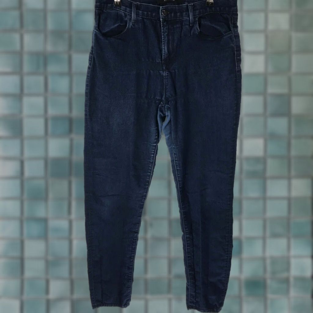 J Brand J Brand Womens Jeans Skinny Blue Denim 31 Regular 30 Inseam 5-Pocket Belt Loops Elastic Comfort Kane Elsa Model Size 24" / US 00 / IT 34 - 1 Thumbnail